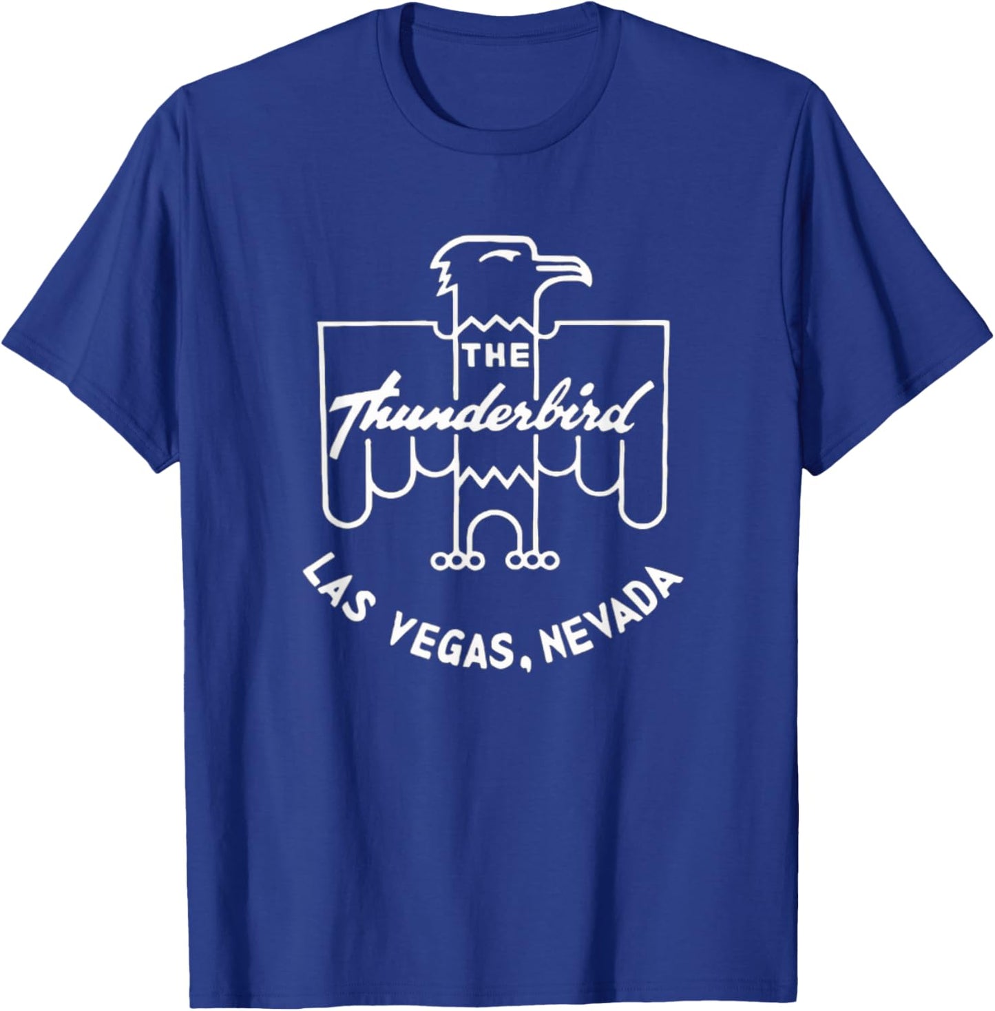 Thunderbird Las Vegas Hotel Casino Retro Vintage T-Shirt - T-Shirt | Royal