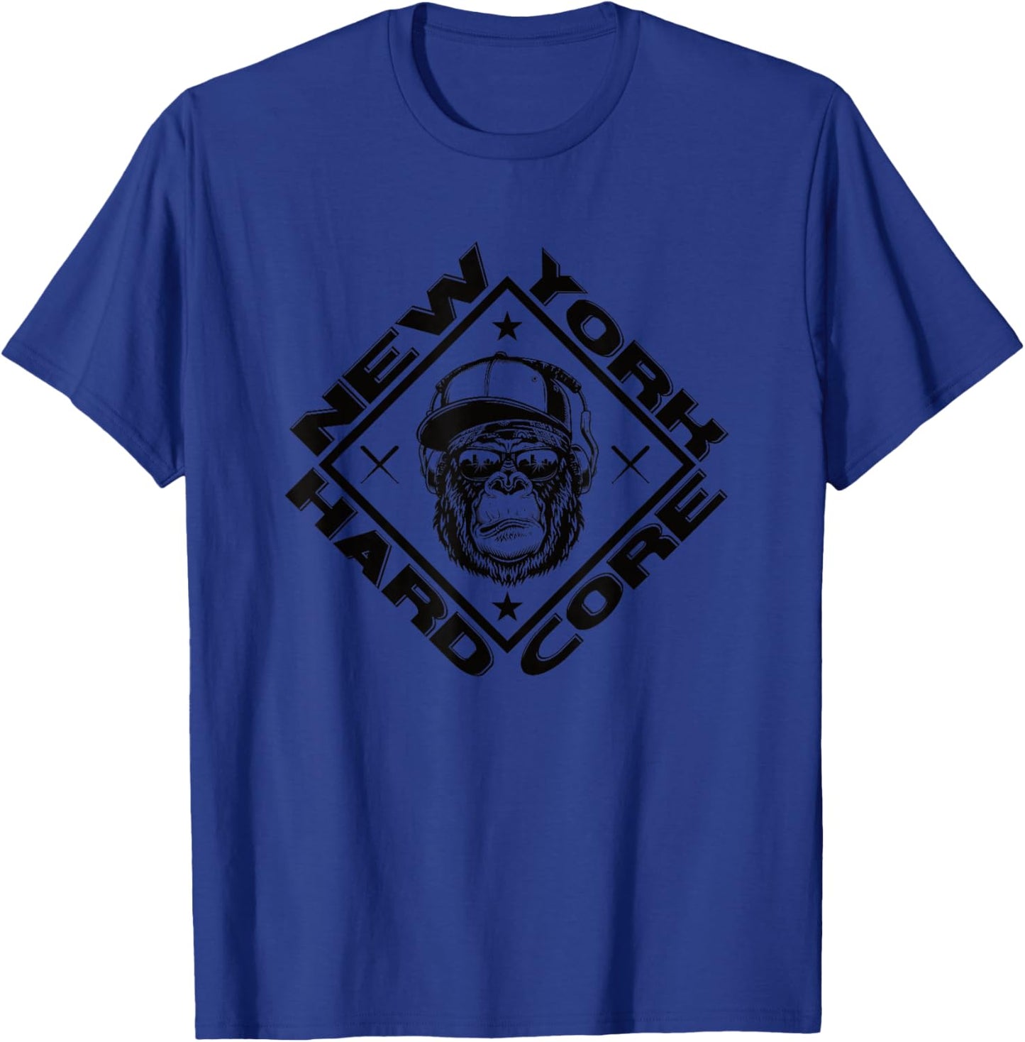 NEW YORK HARDCORE MONKEY is Worldwide NYHC Punks Not Dead T-Shirt - T-Shirt | Royal