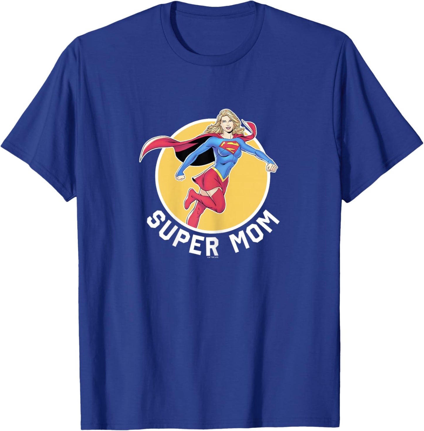 DC Comics Superman Mother's Day Super Mom Poster T-Shirt - T-Shirt | Royal