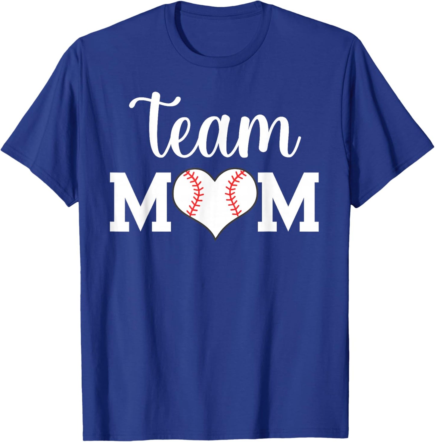 Team Mom Baseball T-Shirt - T-Shirt | Royal