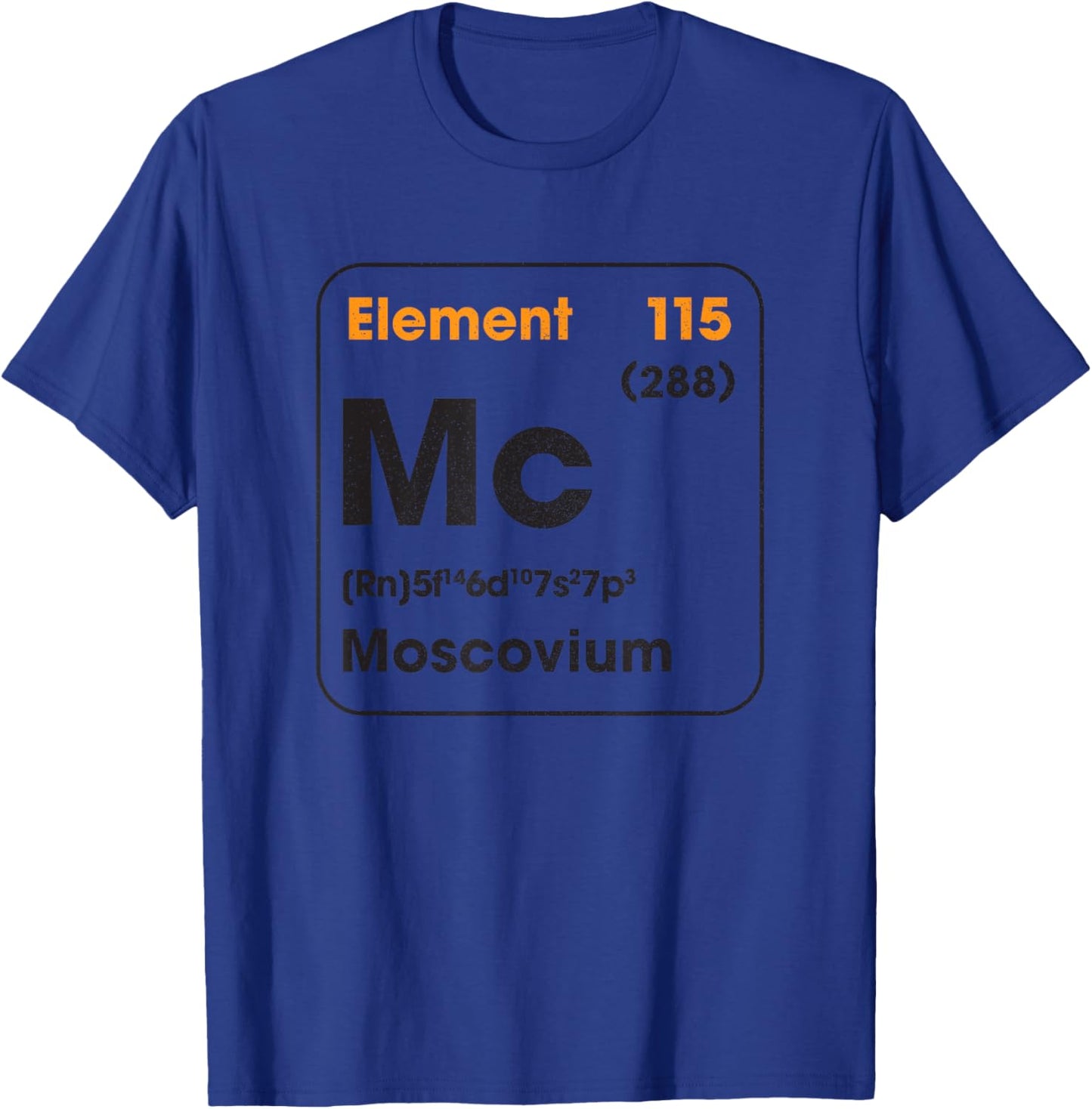 Element 115 - Moscovium Mc T-Shirt - T-Shirt | Royal