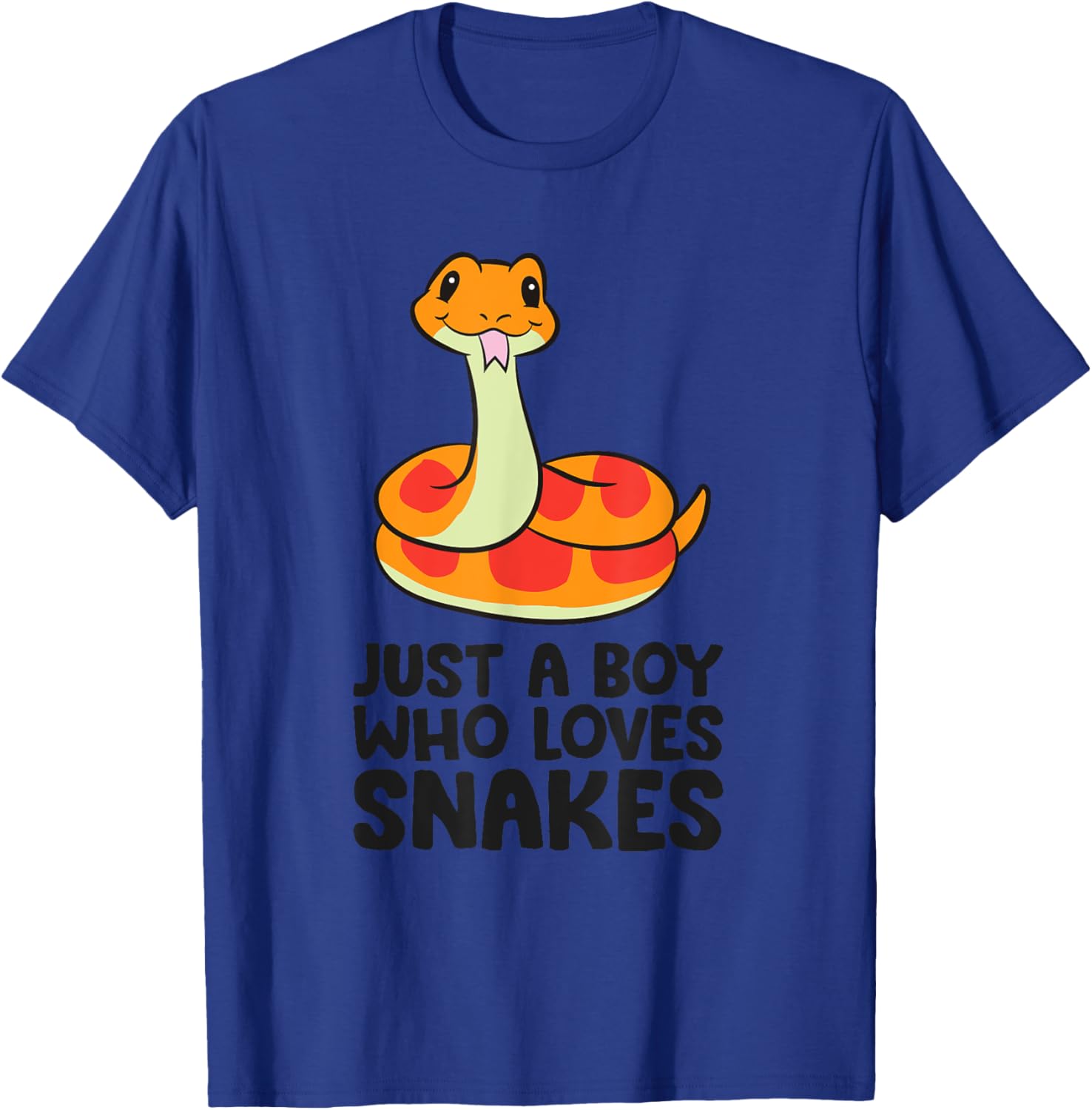 Just a Boy Who Loves Snakes T-Shirt - T-Shirt | Royal