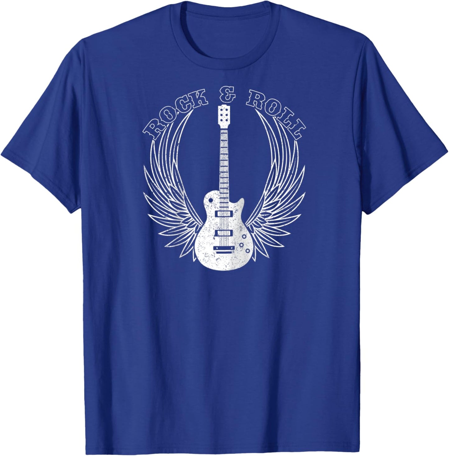 Vintage retro rock and roll men, women, children Raglan Baseball T-Shirt - T-Shirt | Royal