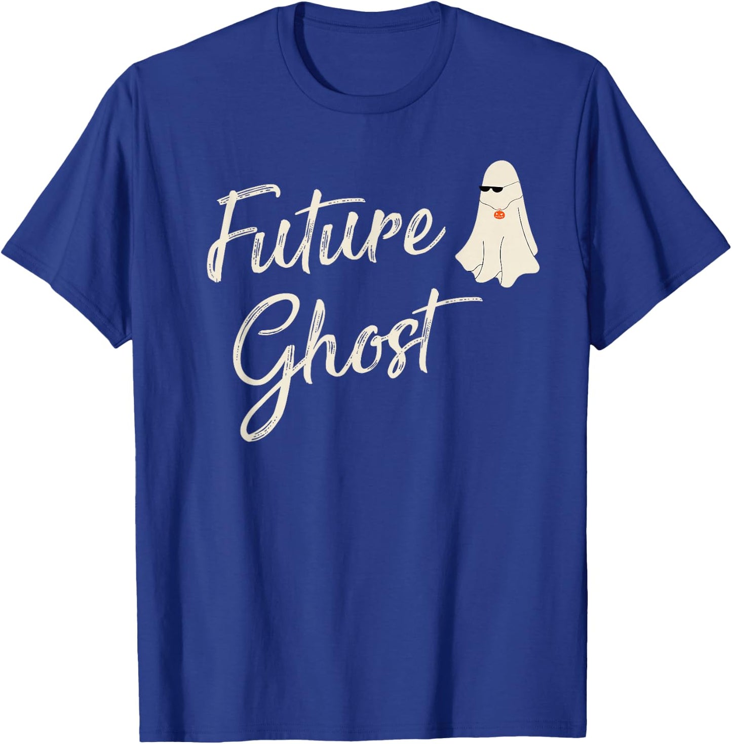Future Ghost Funny Last Minute Retro Halloween Costume T-Shirt - T-Shirt | Royal