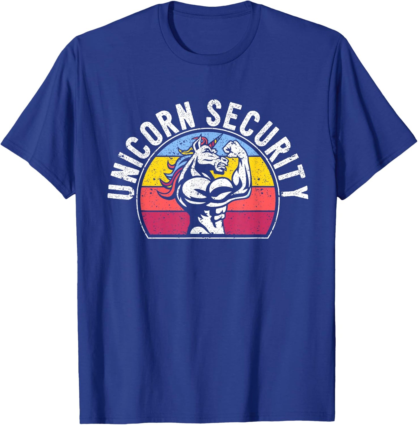 Unicorn Security Funny Costume Police Safety Guard Unicorns T-Shirt - T-Shirt | Royal