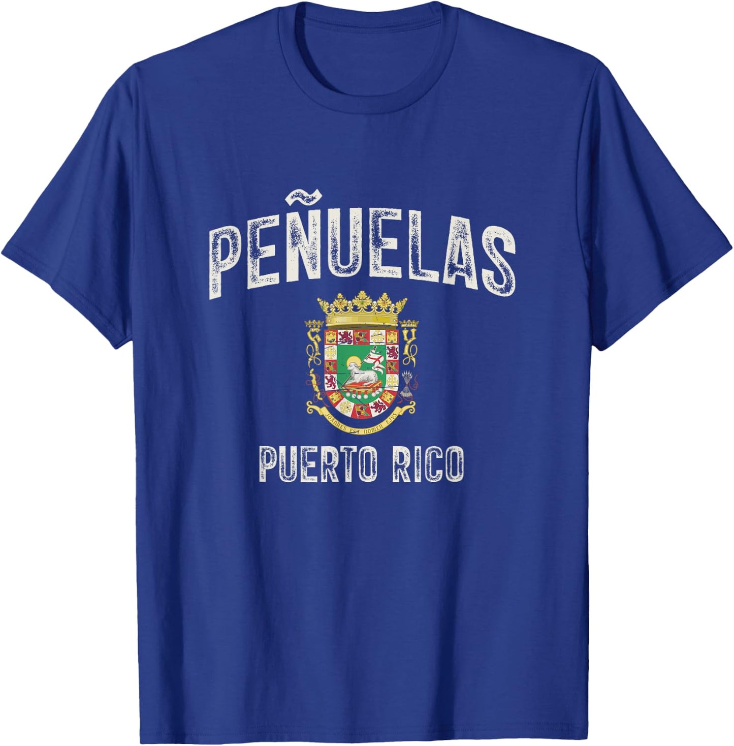 Peñuelas City in Puerto Rico, Puerto Rico Armorial T-Shirt - T-Shirt | Royal