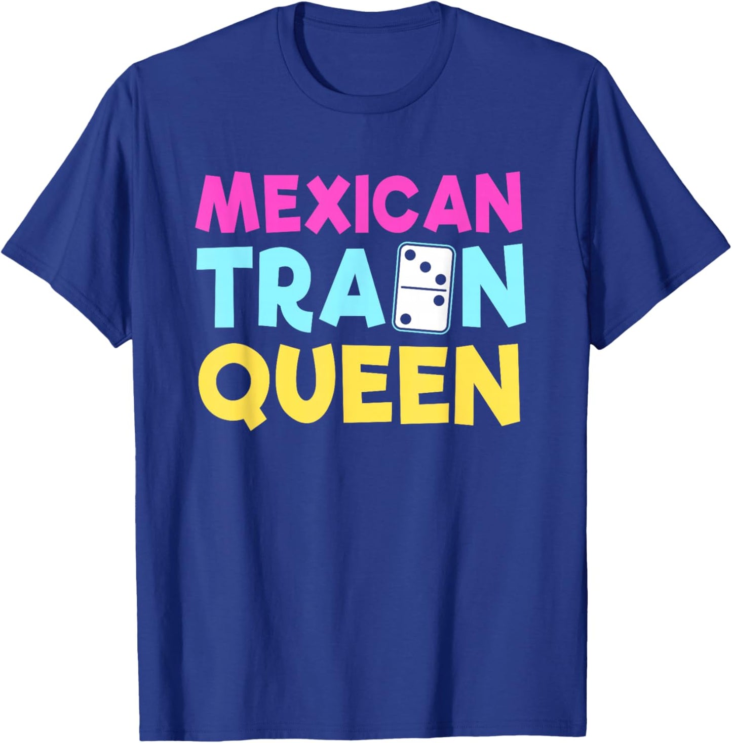 Mexican Train Dominoes Queen T-Shirt - T-Shirt | Royal
