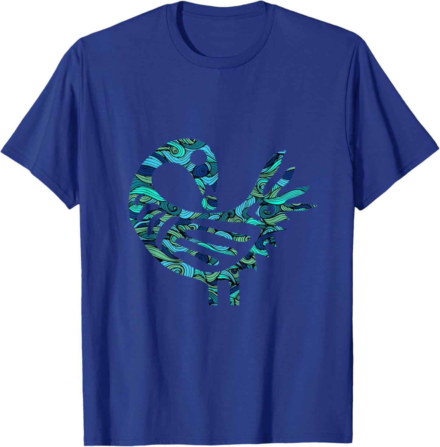 Sankofa Bird Afrocentric Adinkra Symbol Black History T-Shirt - T-Shirt | Royal