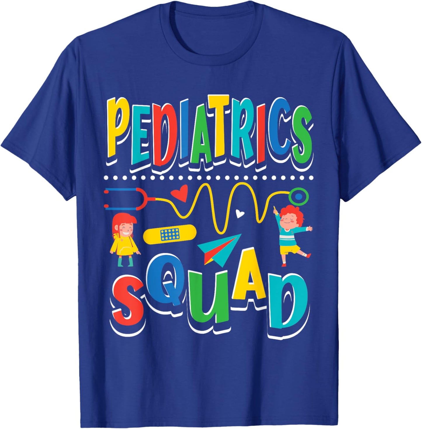 Pediatrics Squad Peds Pediatric Nurse T-Shirt - T-Shirt | Royal