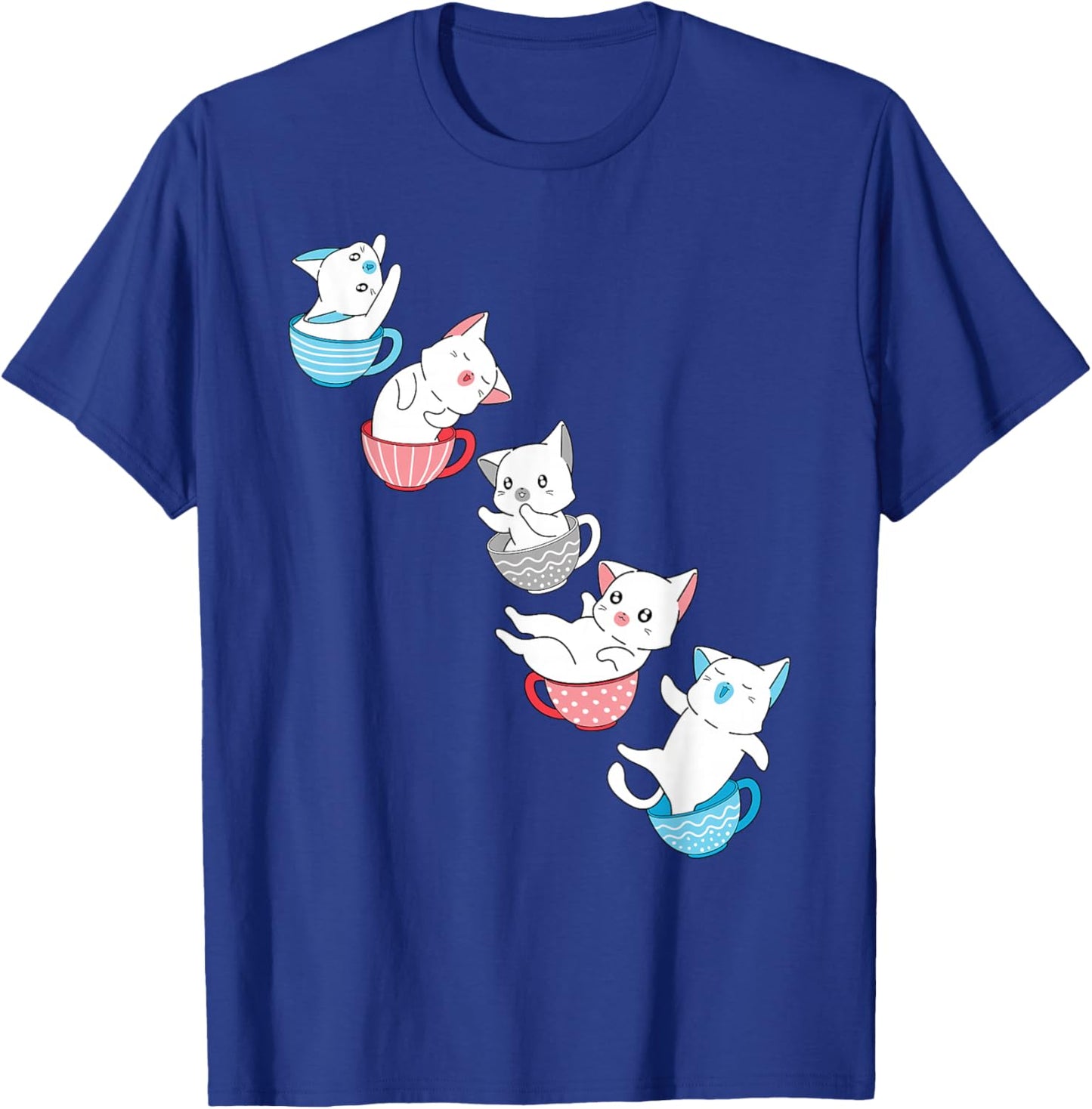 Transgender Flag Trans Pride Cat Animal Proud Transgender T-Shirt - T-Shirt | Royal