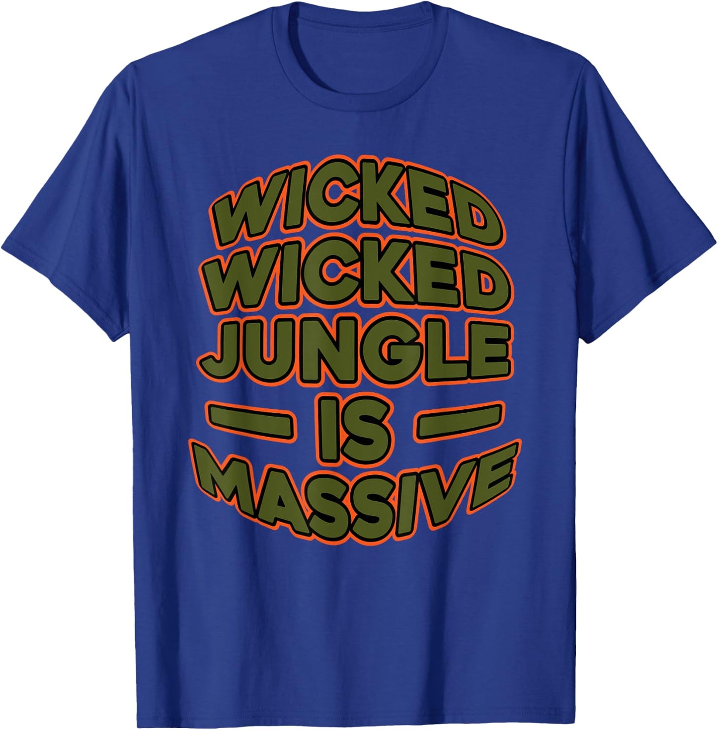 DNB Jungle Is Massive DrumNBass Junglist T-Shirt - T-Shirt | Royal