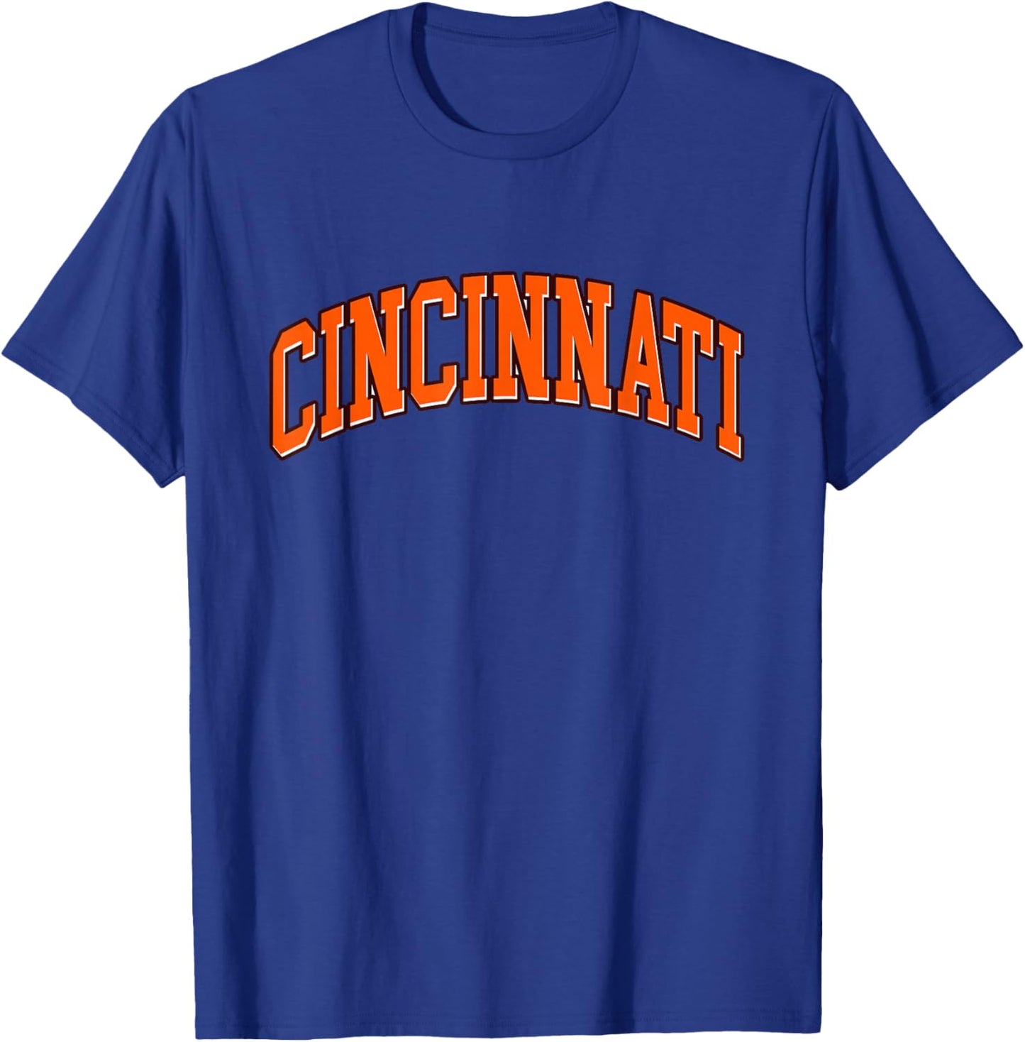 Cincinnati Hometown Pride - Throwback Design Print - Classic T-Shirt - T-Shirt | Royal