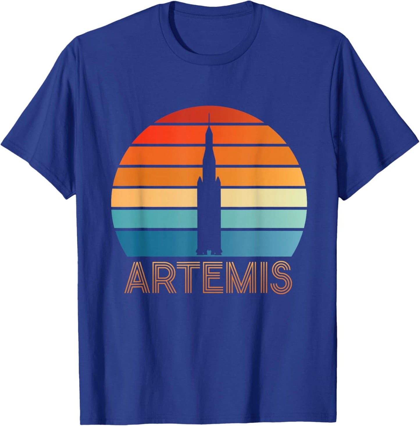 Artemis - Moon Mars and Beyond Space Exploration T-Shirt - T-Shirt | Royal