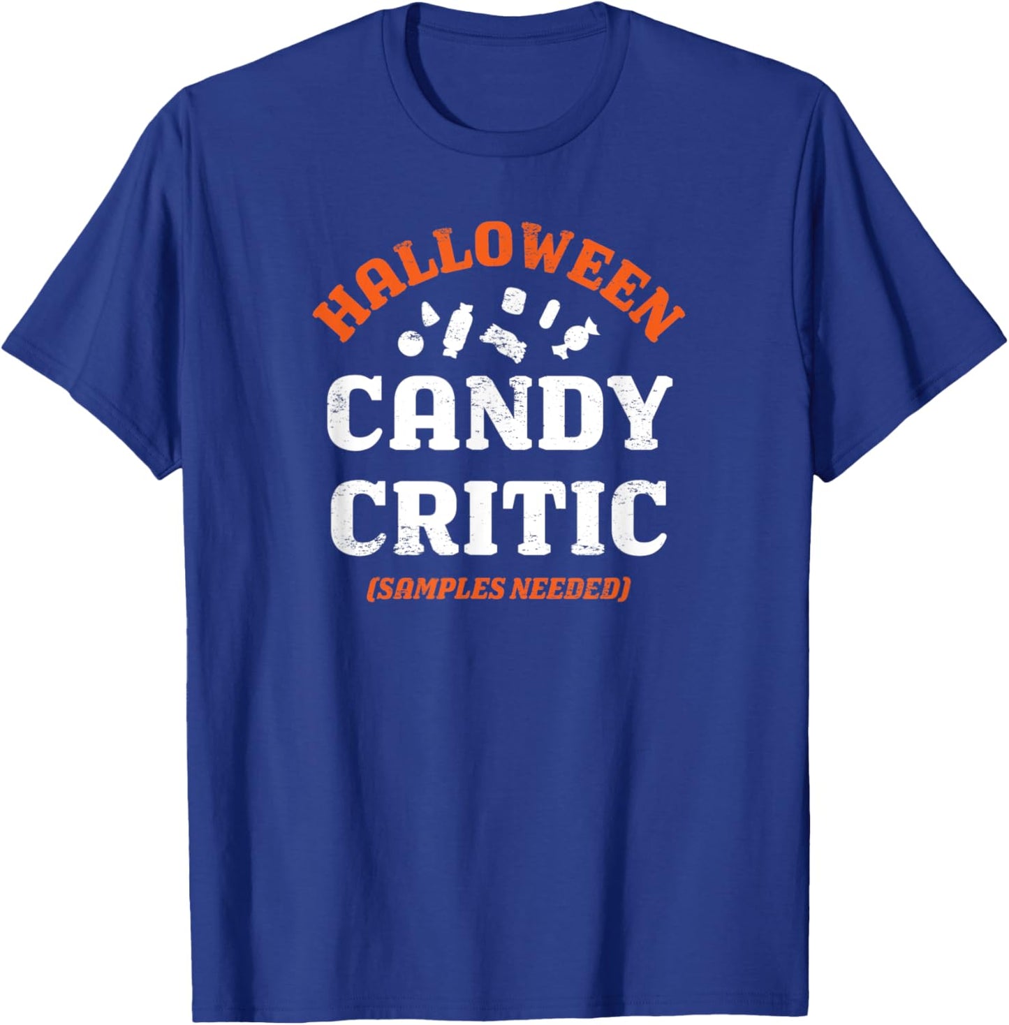 Funny Halloween Candy Critic Trick or Treating Treat Tester T-Shirt - T-Shirt | Royal