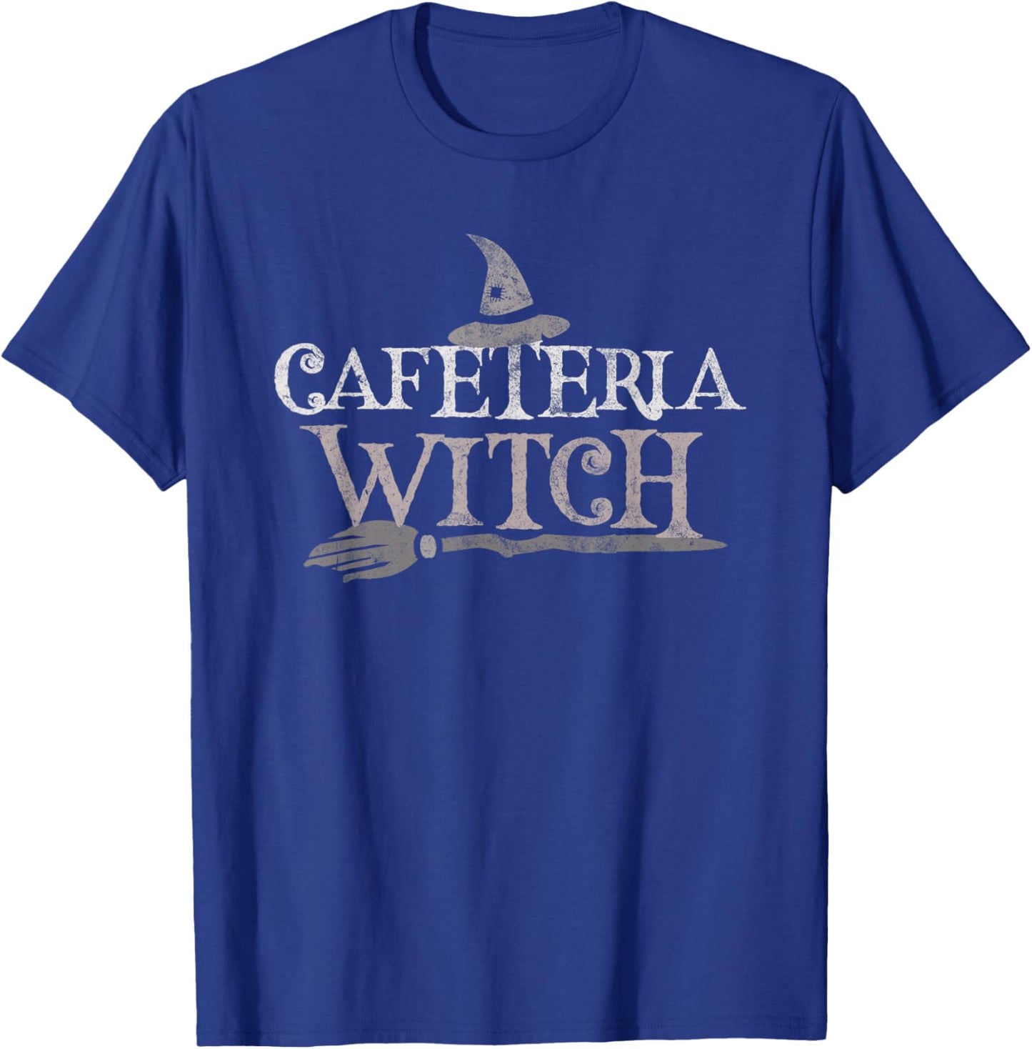 Vintage CAFETERIA WITCH Office Lunch Ladies Crew My Waitress T-Shirt - T-Shirt | Royal