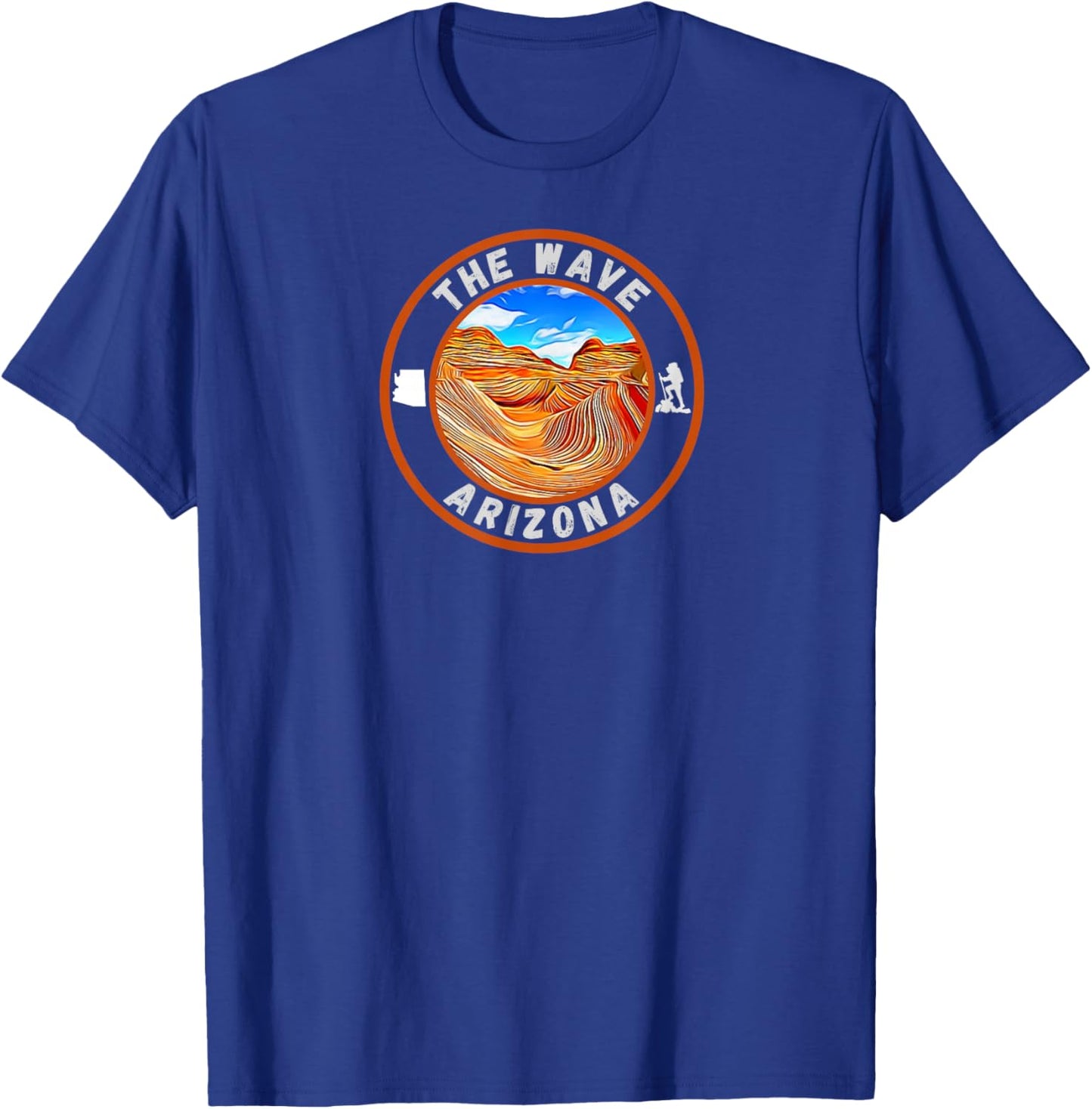 The Wave Arizona Sandstone Hike T-Shirt - T-Shirt | Royal