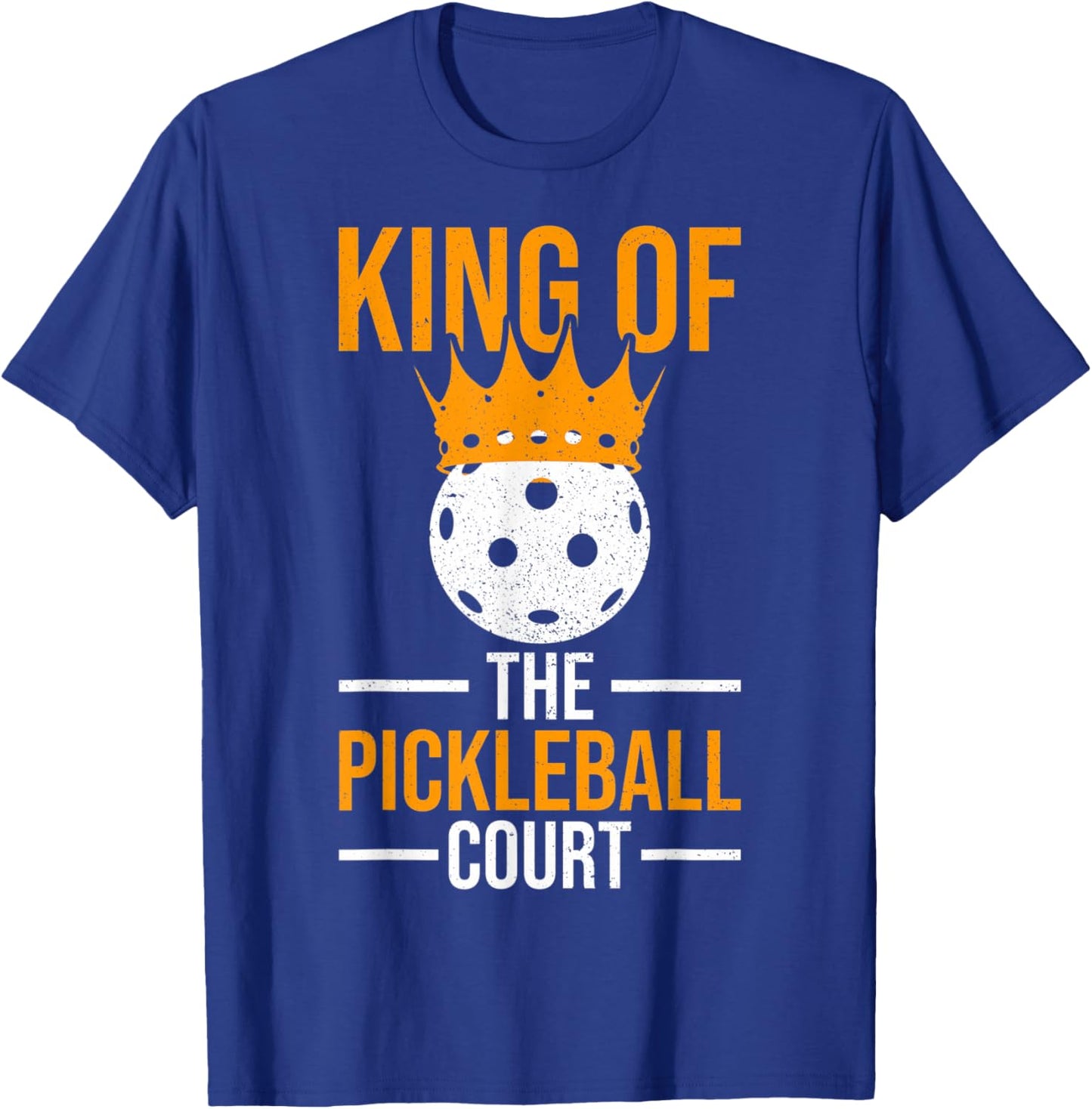 Pickleball Players Pickleball King Of The Pickleball Court T-Shirt - T-Shirt | Royal