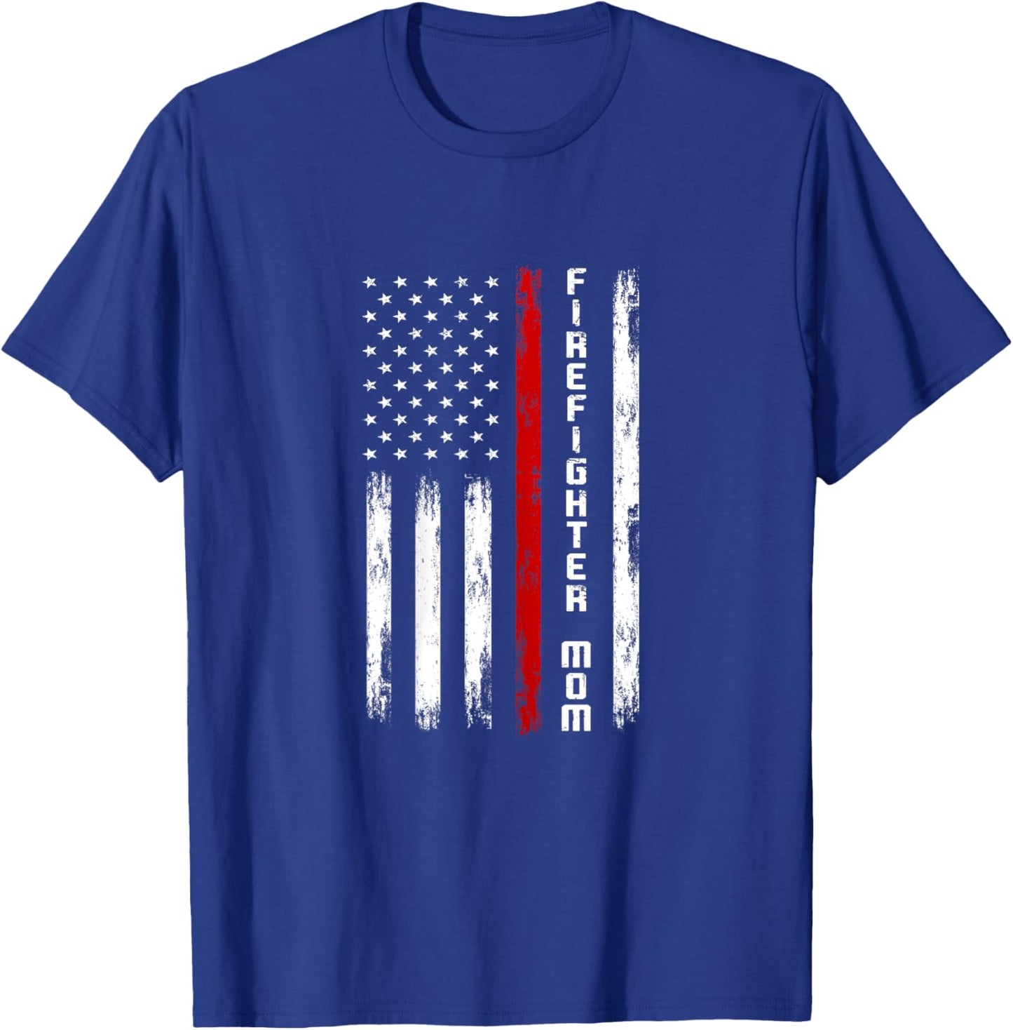 Firefighter Mom Firefighter T-Shirt - T-Shirt | Royal