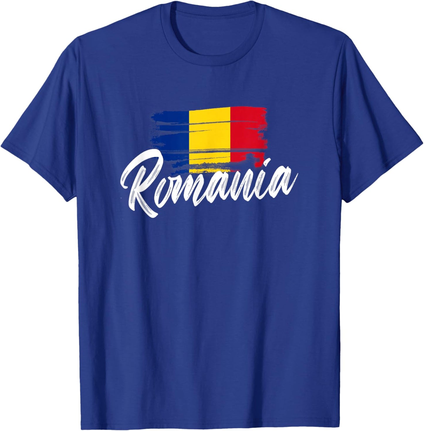 Romania Flag Romanian Romania Pride Heart T-Shirt - T-Shirt | Royal