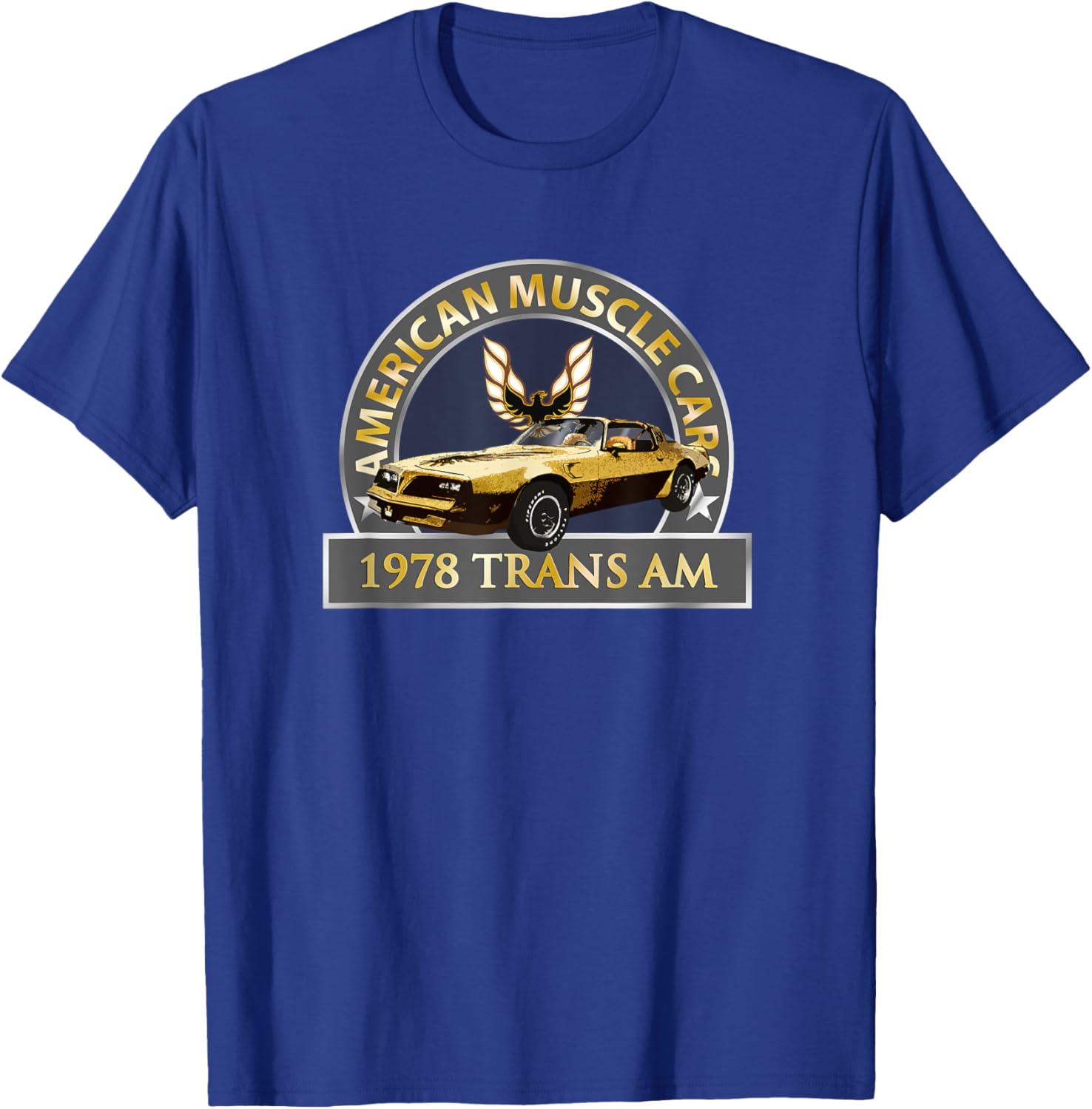 Vintage Classic 1978 Trans am, Muscle Cars, 1970s Cars T-Shirt - T-Shirt | Royal