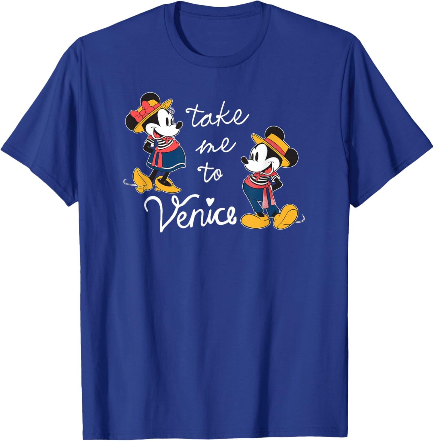 Disney Italian Mickey and Minnie Take Me to Venice T-Shirt - T-Shirt | Royal