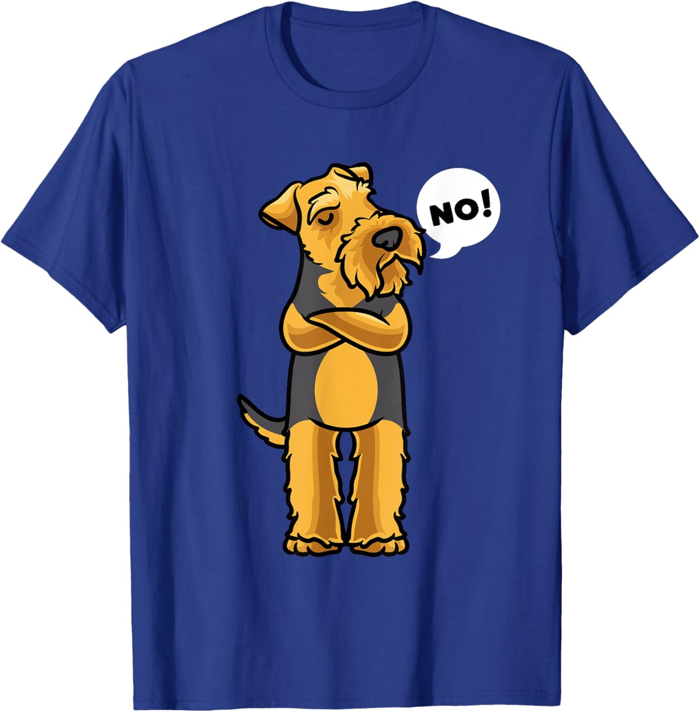Stubborn Welsh Terrier Dog Women Girls Kids T-Shirt - T-Shirt | Royal