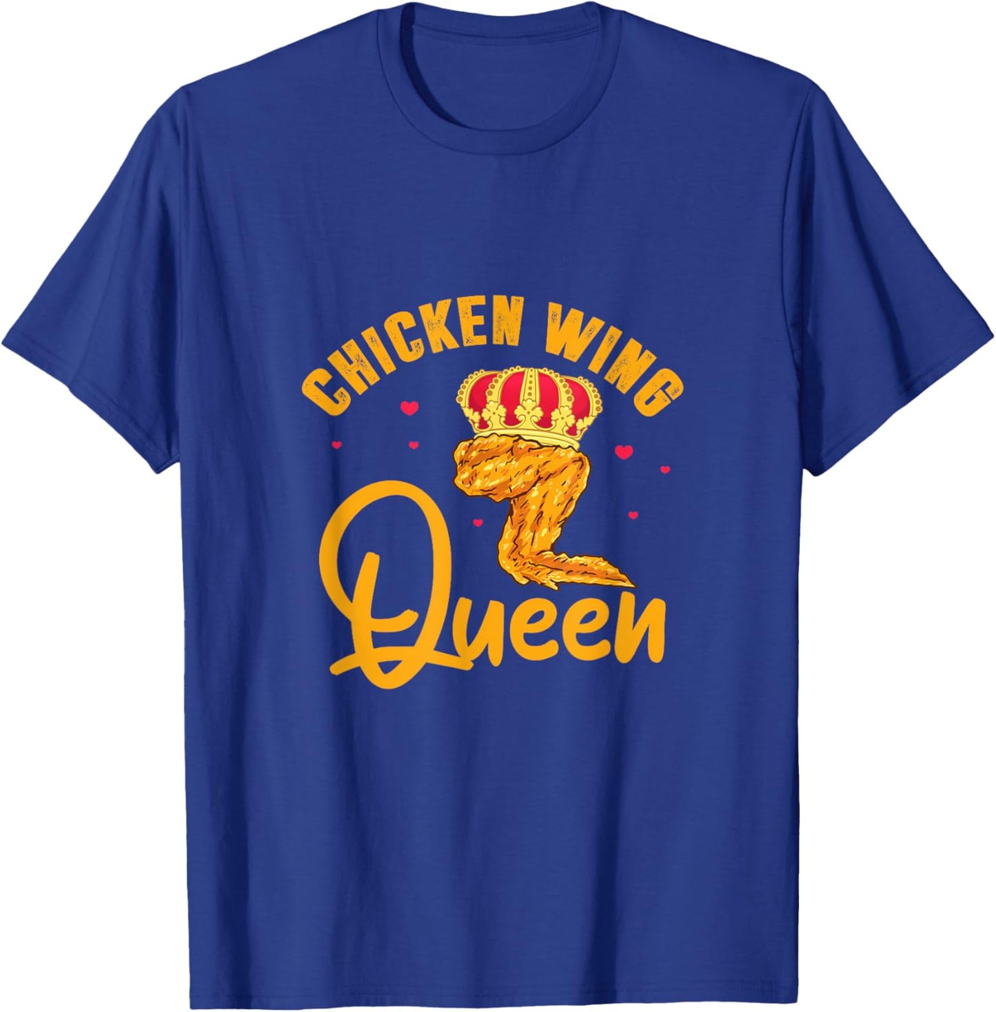 Chicken Wing Queen Black - Women's Small T-Shirt - T-Shirt | Royal
