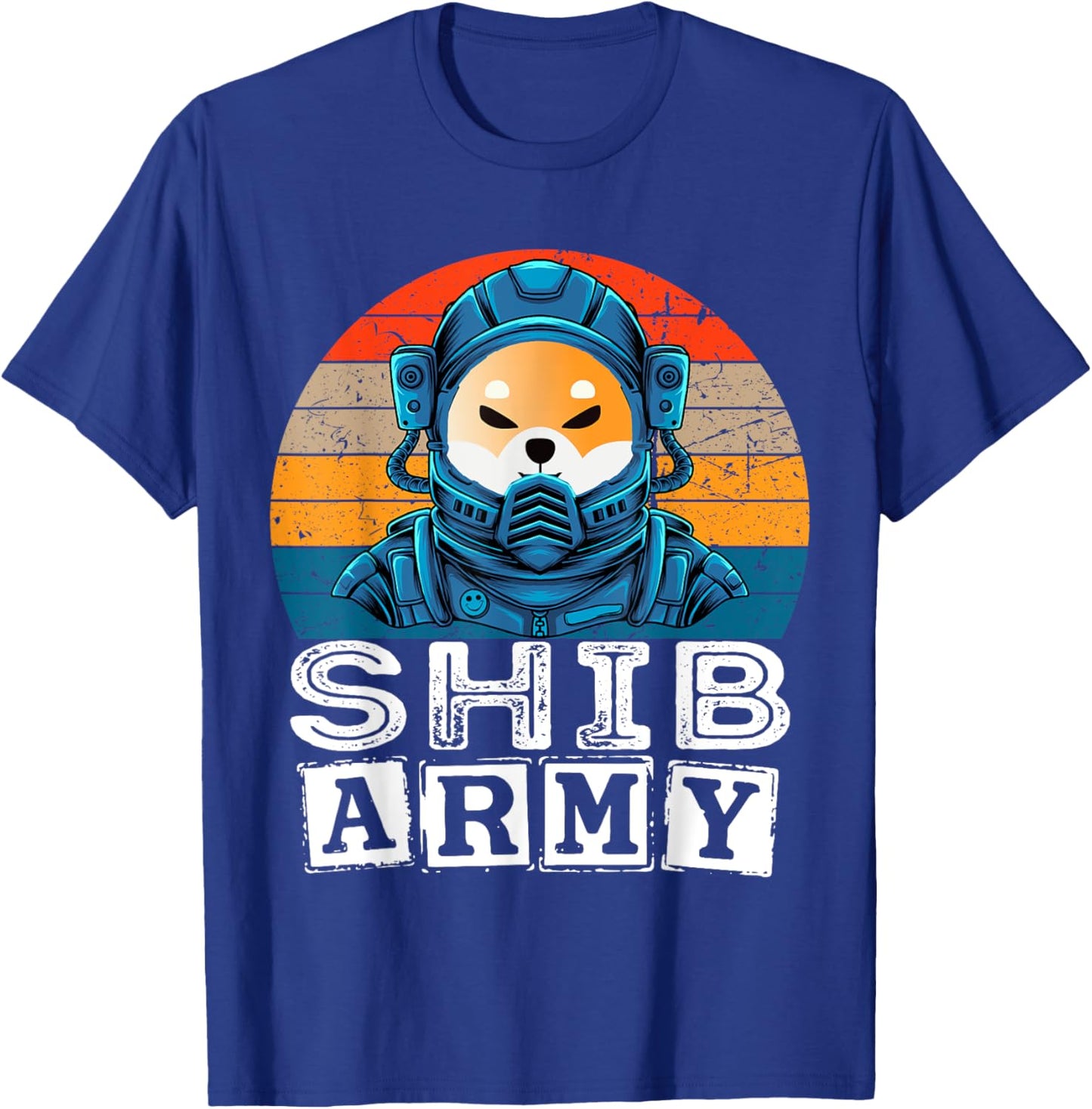 Cryptocurrency Shiba Inu Shib Army to the moon Crypto Meme T-Shirt - T-Shirt | Royal