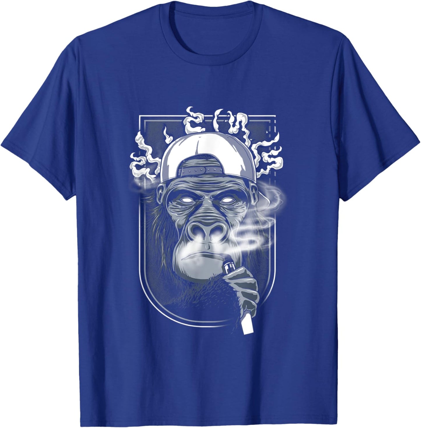 Vape Monkey T-Shirt - T-Shirt | Royal