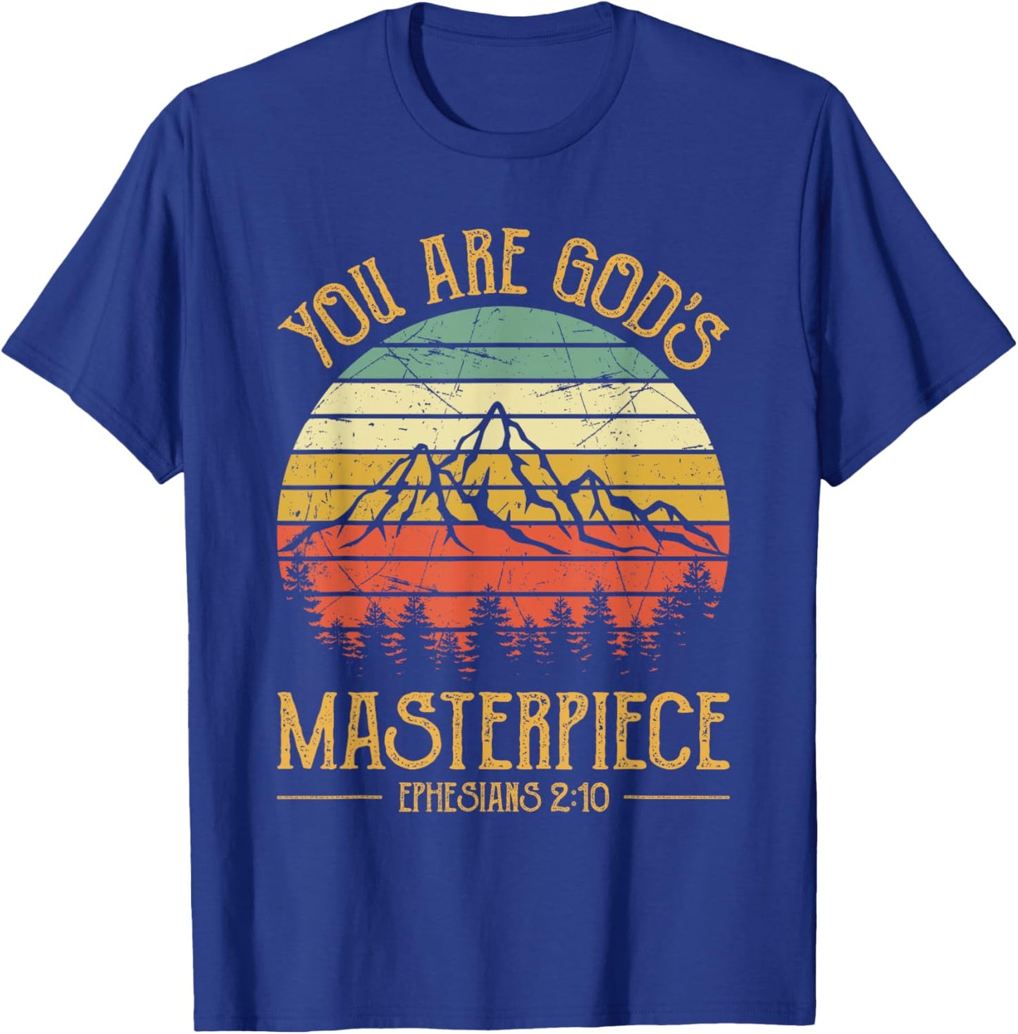 You Are God's Masterpiece Kids Christian T-Shirt - T-Shirt | Royal