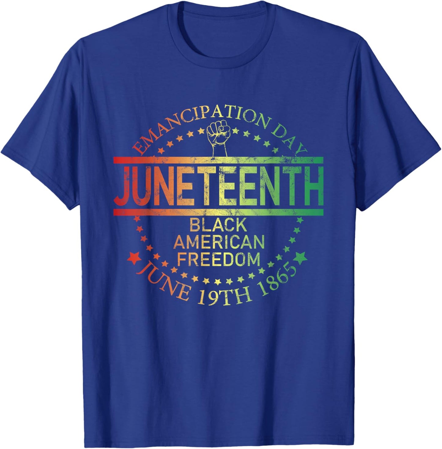 Juneteenth Black African Juneteenth & Black History T-Shirt - T-Shirt | Royal