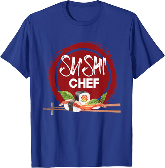 Sushi Chef - Anime Kawaii Japan Cuisine Chef Food Lover T-Shirt - T-Shirt | Royal