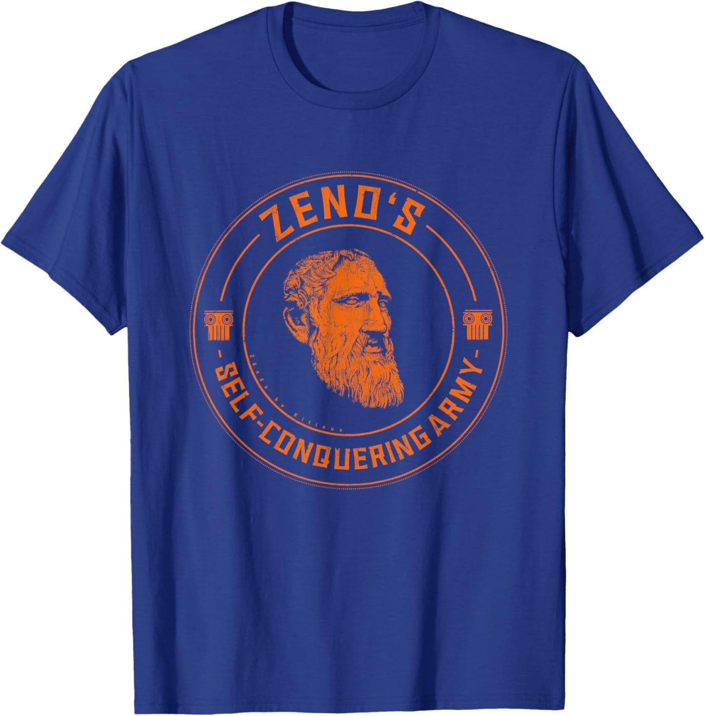 Zeno's Self-Conquering Army Stoic Philosophy Stoicism T-Shirt - T-Shirt | Royal