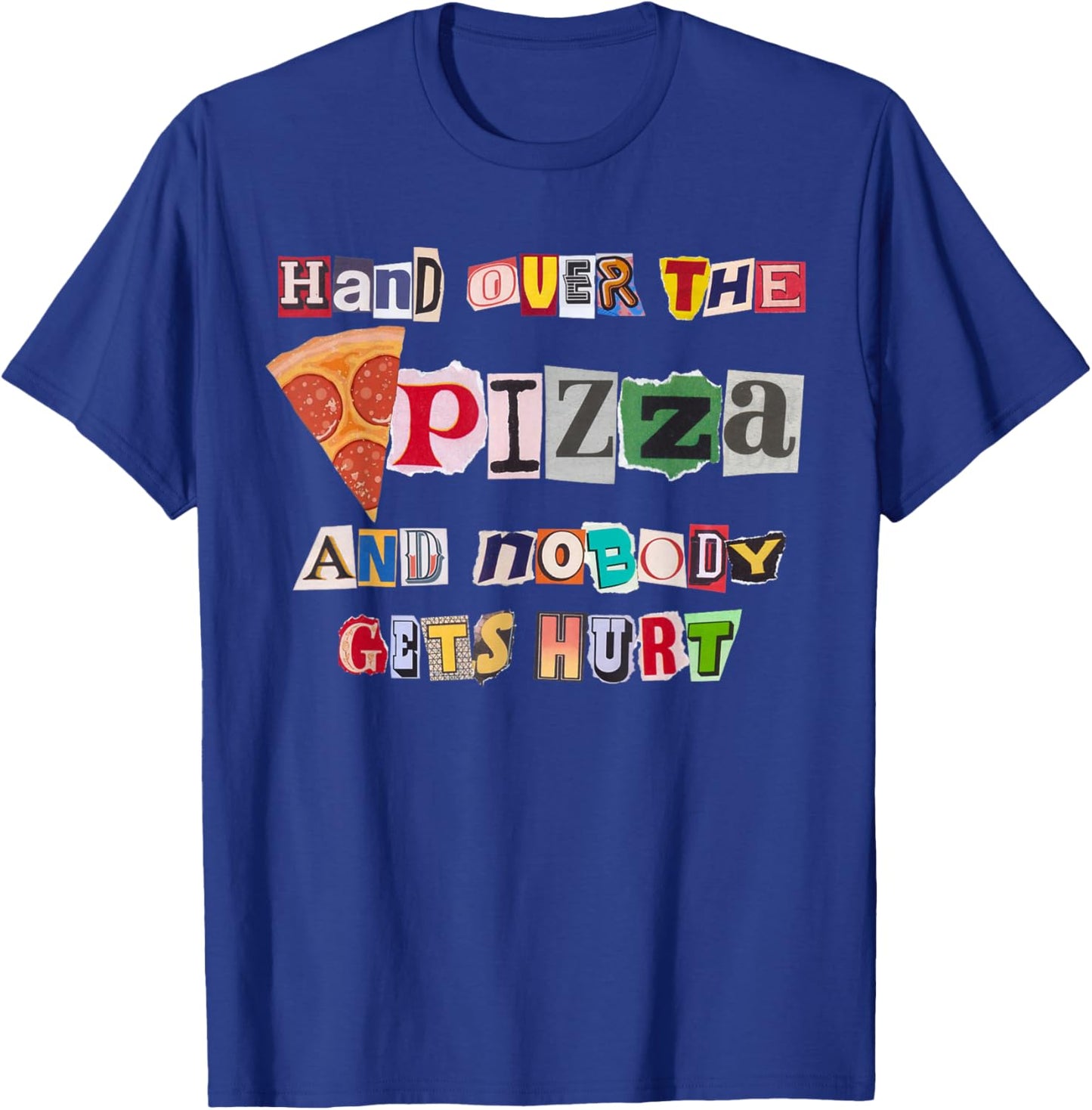 Funny Pizza Party Birthday for Kids Youth Men Women T-Shirt - T-Shirt | Royal
