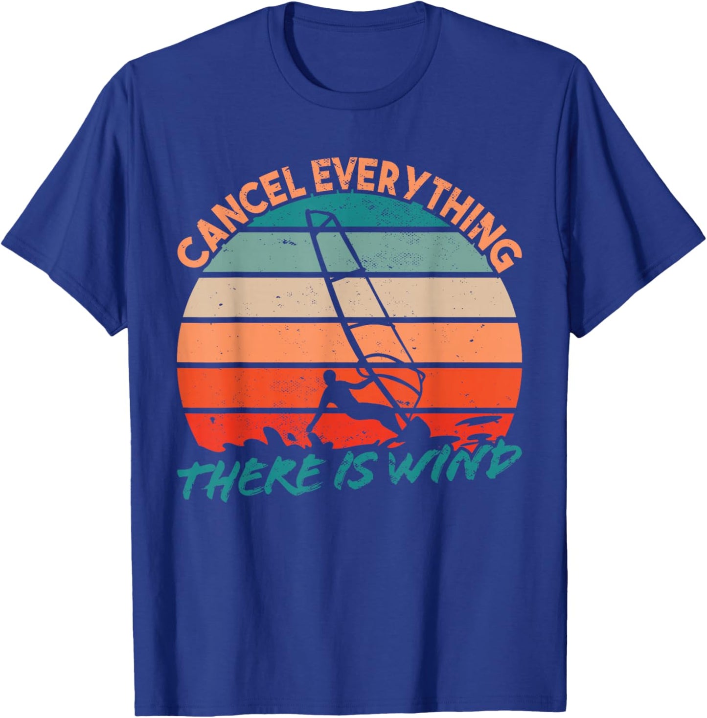 Surfer Surfboard - Windsurfer Windsurfing - Surfing T-Shirt - T-Shirt | Royal