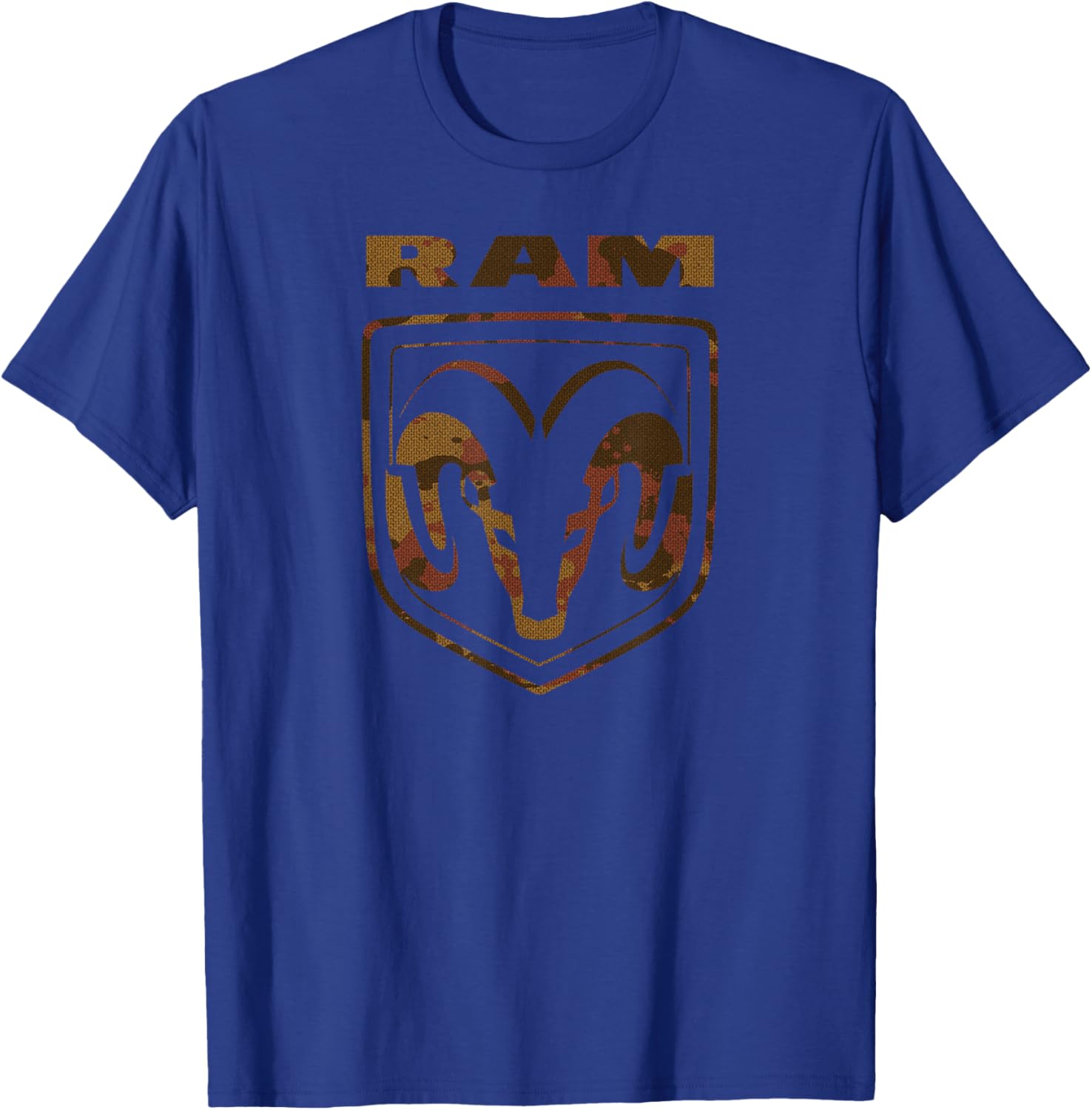 RAM Trucks Brown Camo Logo T-Shirt - T-Shirt | Royal