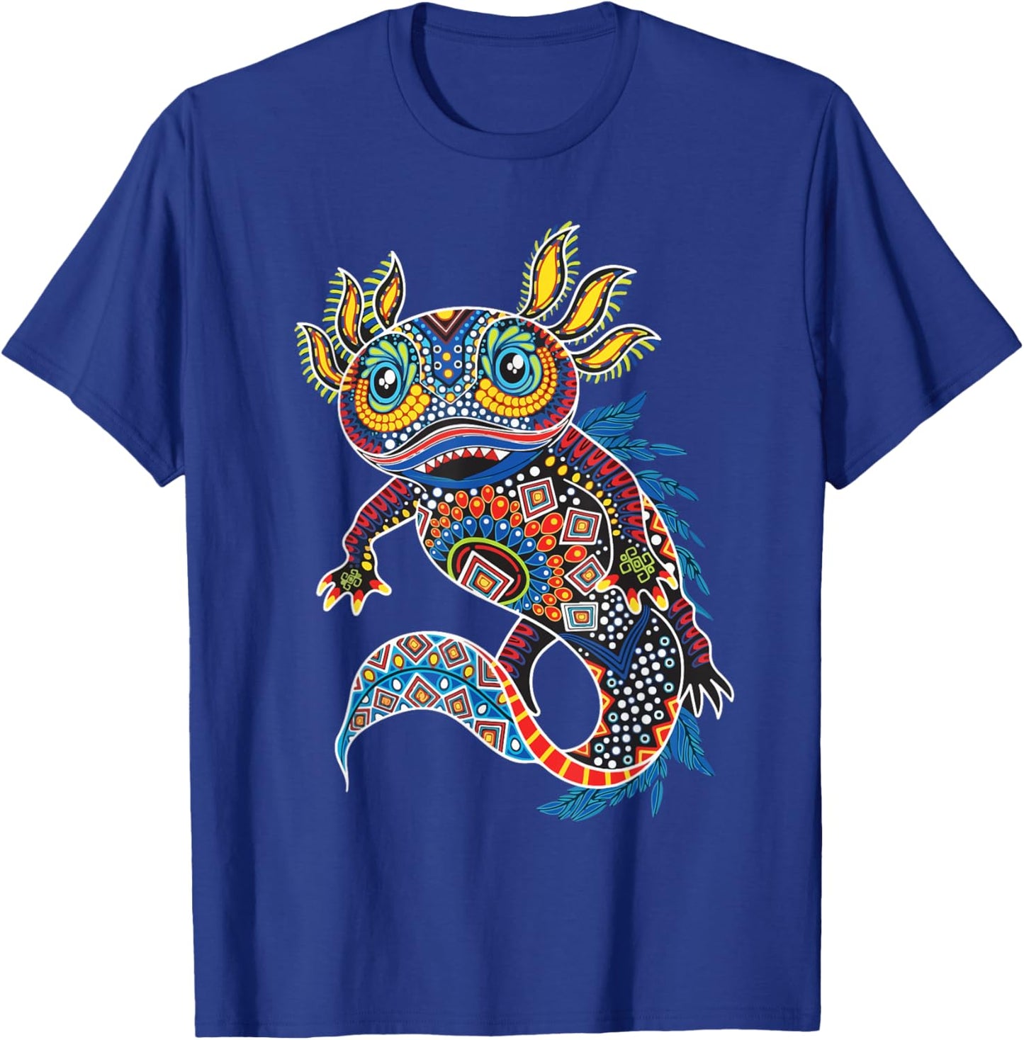 Ambystoma Mexicanum Salamander Mexican Design Cute Axolotl T-Shirt - T-Shirt | Royal