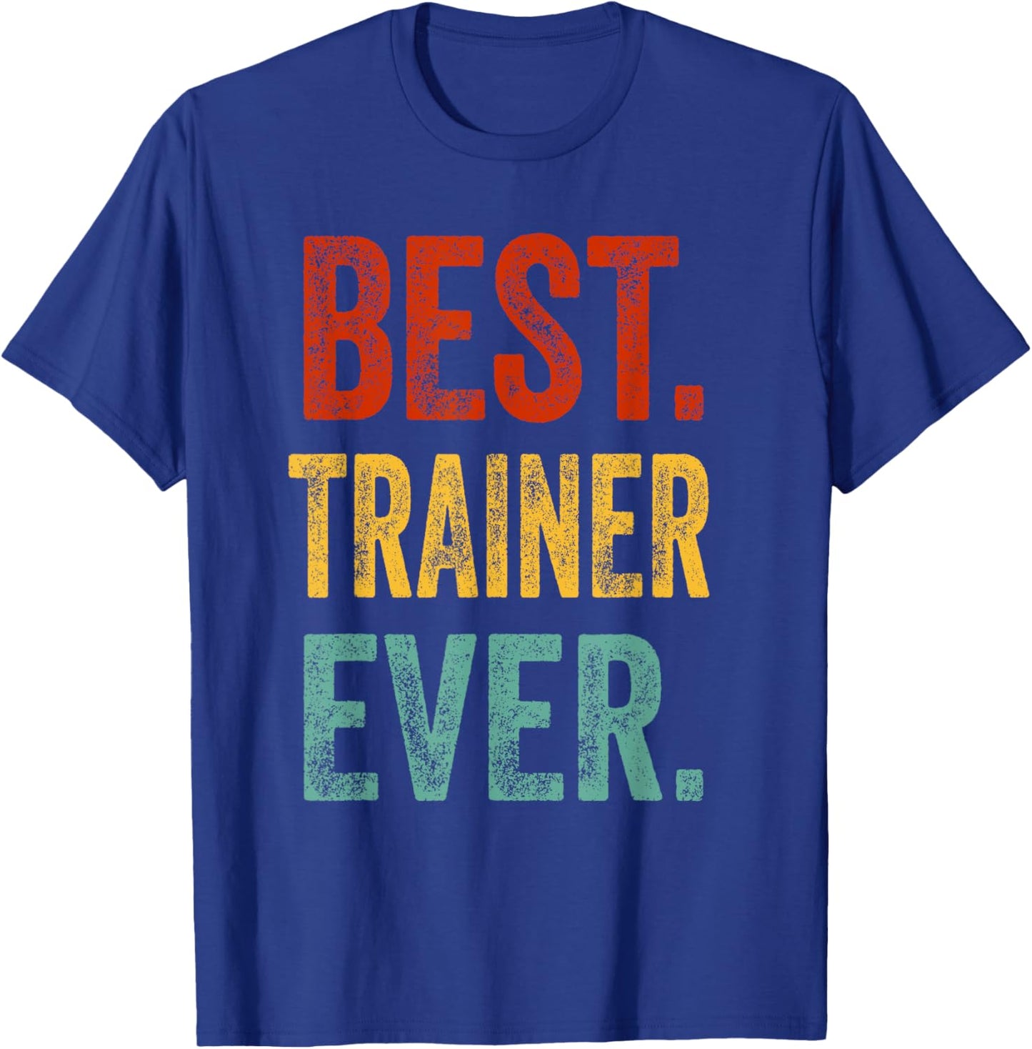 Best Trainer Ever Support Staff Trainer Gift Appareal T-Shirt - T-Shirt | Royal