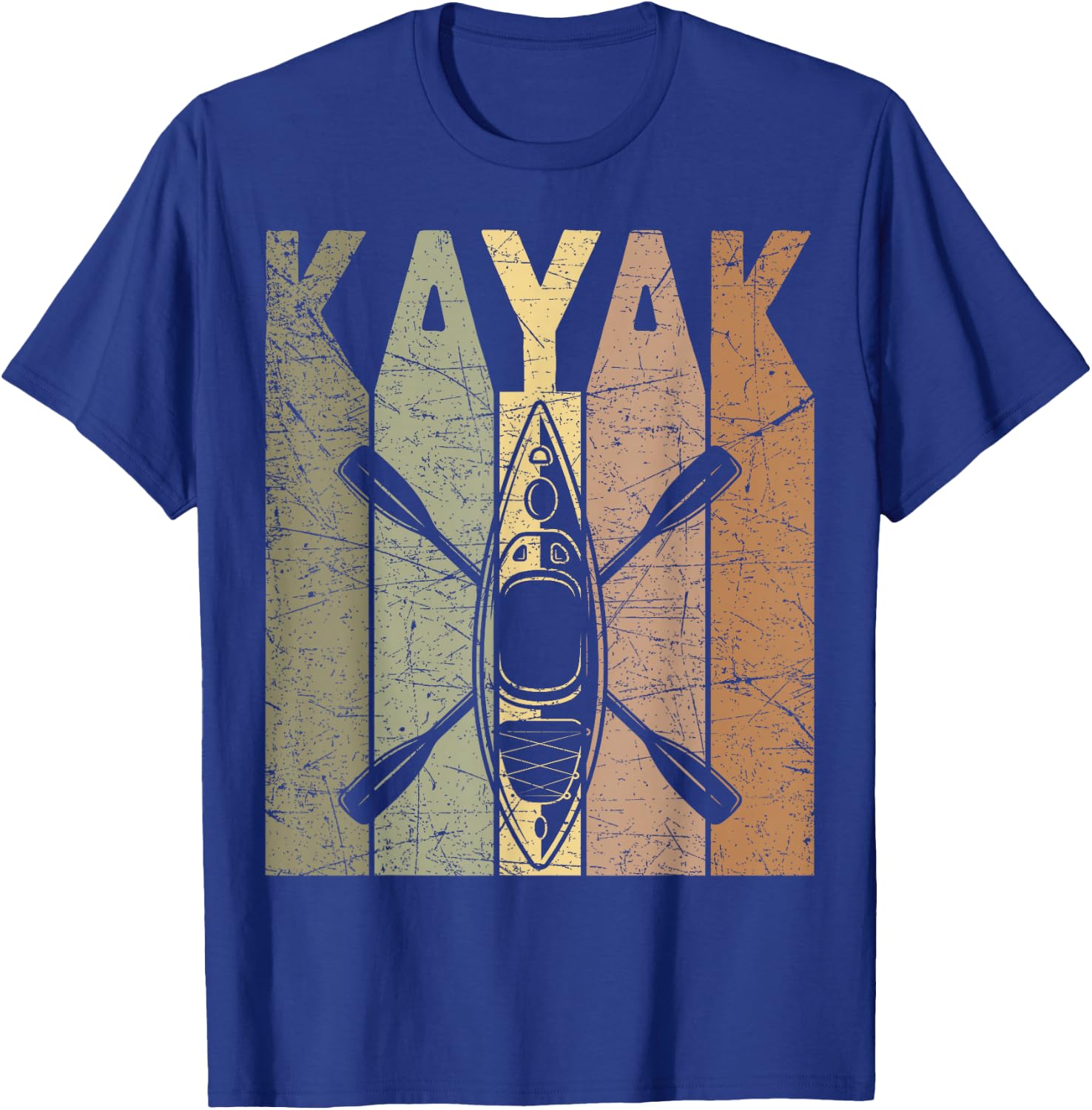 Kayak Vintage Kayaking Retro kayak Paddling Kayaker , Small, Black T-Shirt - T-Shirt | Royal