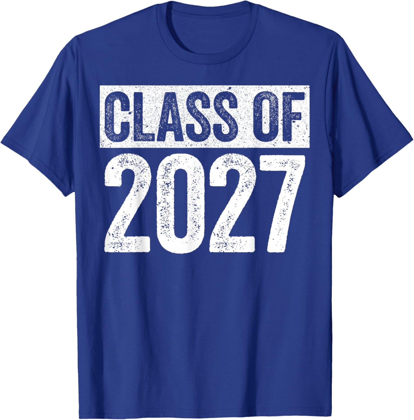 Class of 2027 Shirt Senior 2027 Graduation T-Shirt - T-Shirt | Royal