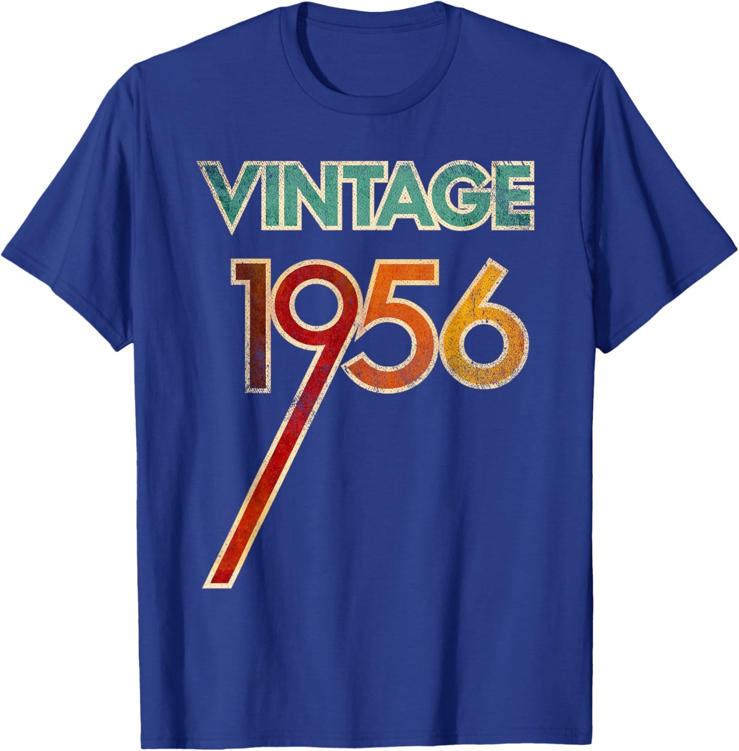 Vintage 1956 65th Birthday Outfit Women 65 Years Old T-Shirt - T-Shirt | Royal