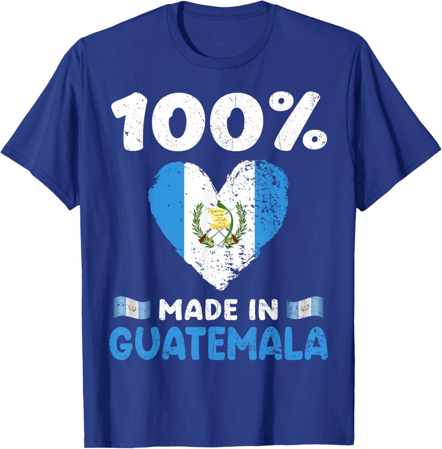 100 Percent Made In Guatemala Guatemalan Boys Girls Kids T-Shirt - T-Shirt | Royal