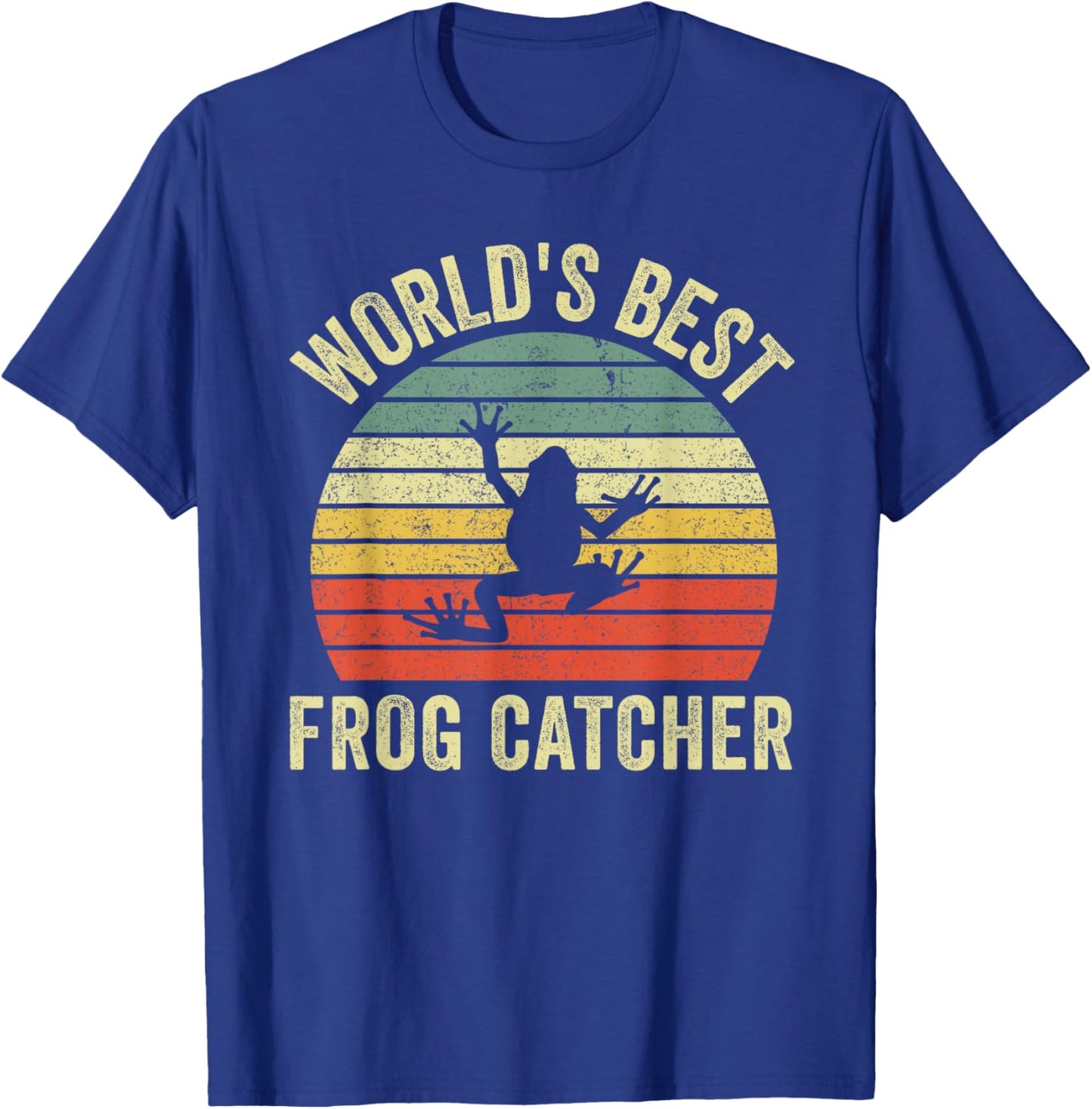 World's Best Frog Catcher Frog Hunter For Kids Boys Girls T-Shirt - T-Shirt | Royal