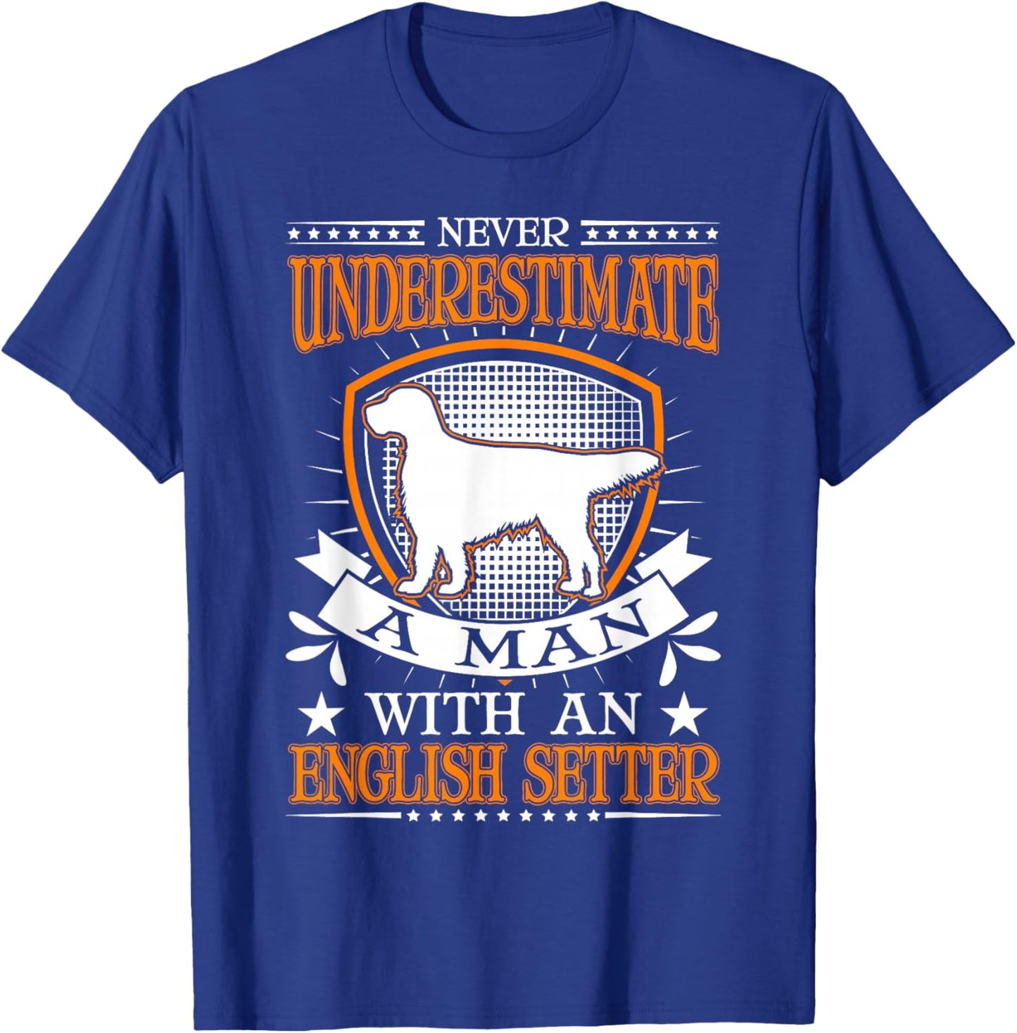 English Setter Man T-Shirt - T-Shirt | Royal