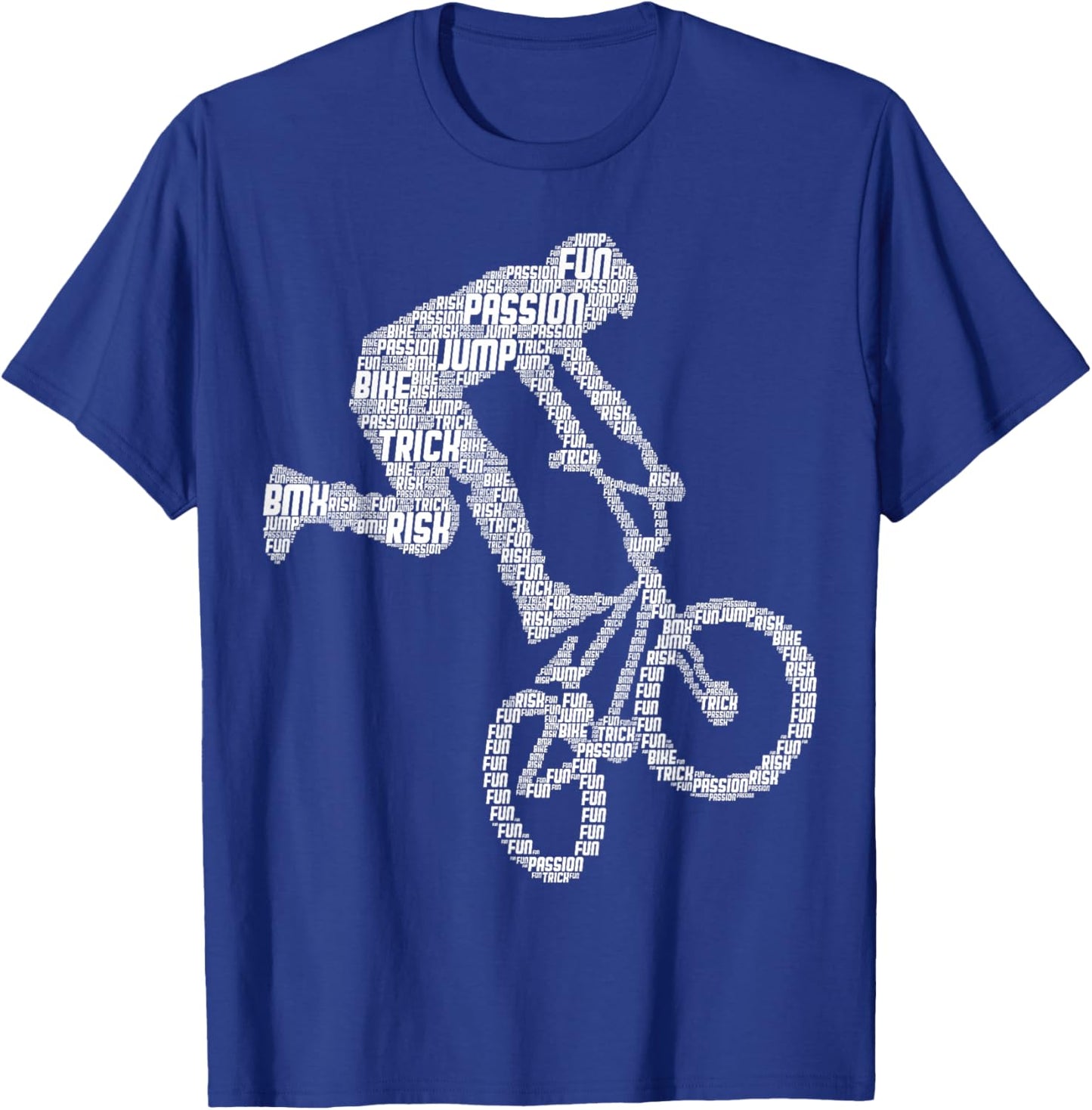 BMX Bike Stunt Freestyle Rider Boys Children T-Shirt - T-Shirt | Royal