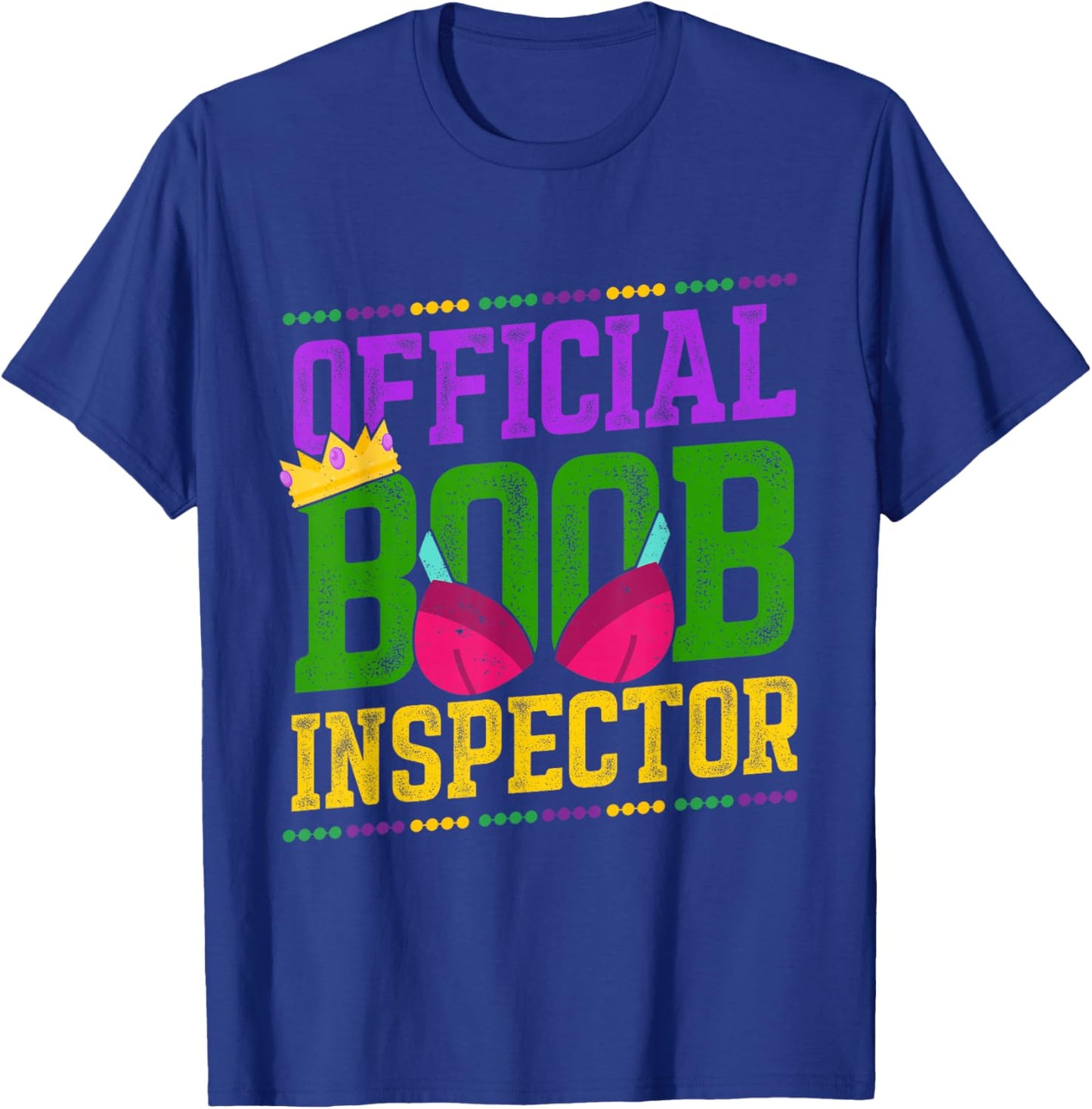 Official Boob Inspector T-Shirt - T-Shirt | Royal