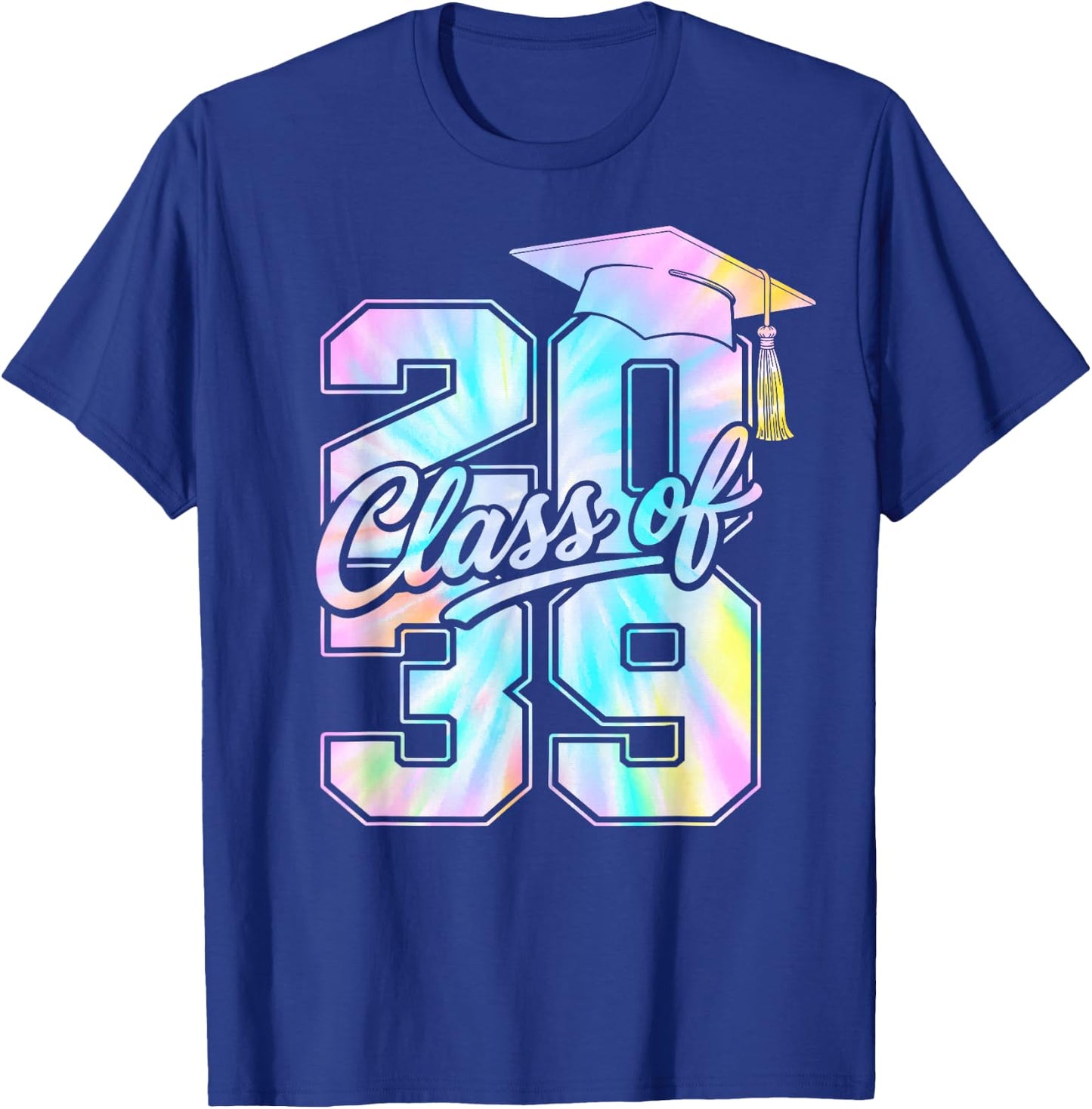 Class of 2039 Grow with Me First Day of School Graduation T-Shirt - T-Shirt | Royal