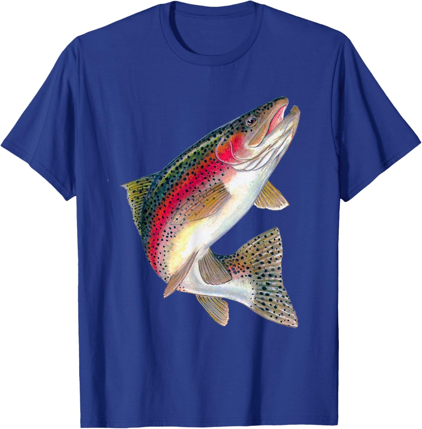 Trout Rainbow Trout Fishing Fishing Shirt T-Shirt - T-Shirt | Royal
