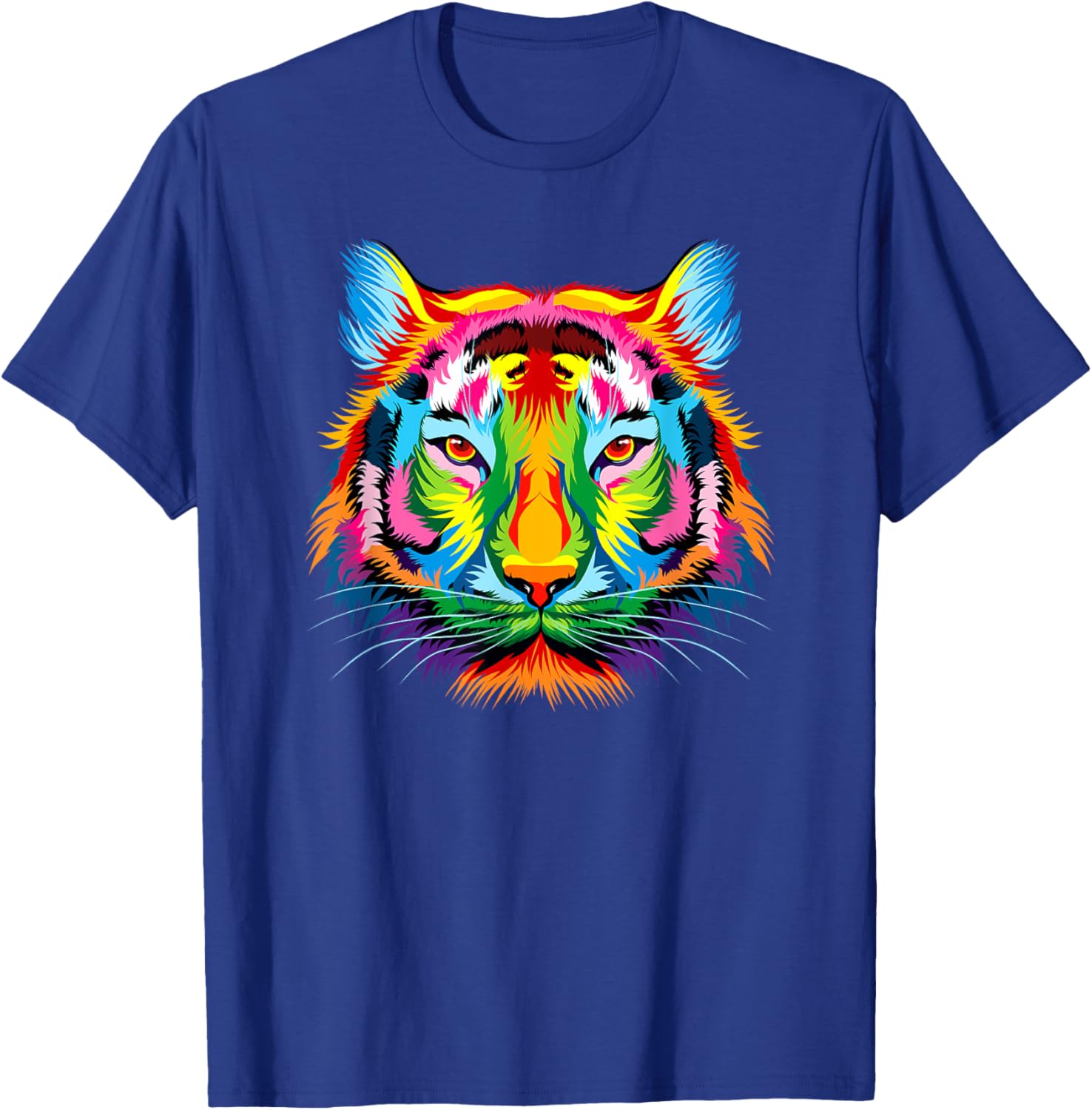 Colorful Tiger Head the Year of the Tiger Costume T-Shirt - T-Shirt | Royal