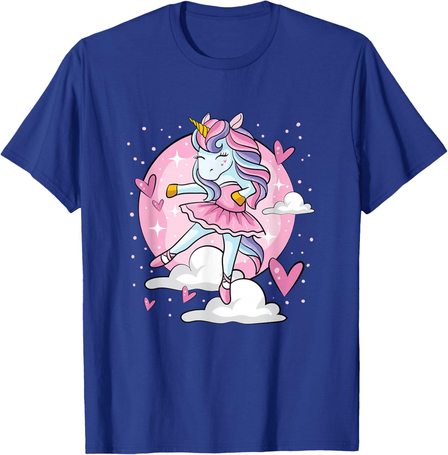Ballet Unicorn Ballerina Cute Dance Teen Girl T-Shirt - T-Shirt | Royal